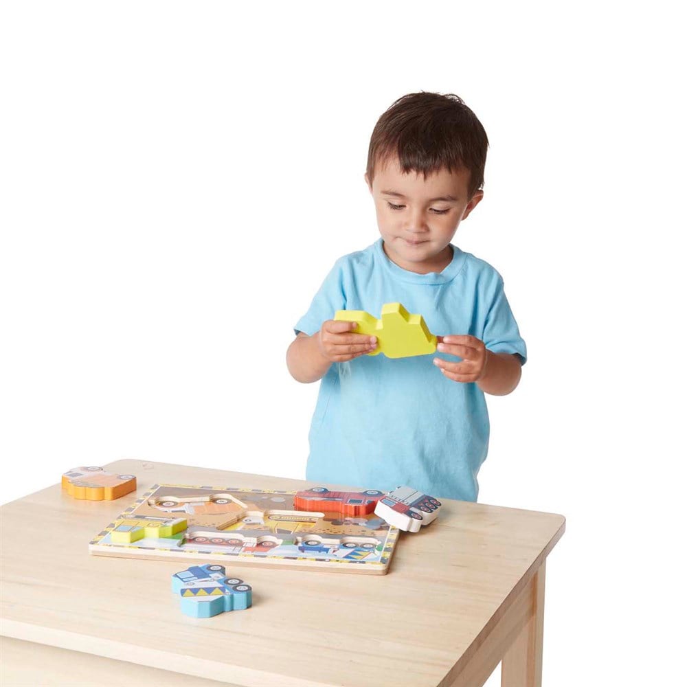 Melissa and Doug AHŞAP TOMBUL YAPBOZ - İNŞAAT ARAÇLARI