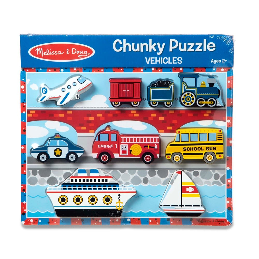 Melissa and Doug AHŞAP TOMBUL YAPBOZ - ARAÇLAR