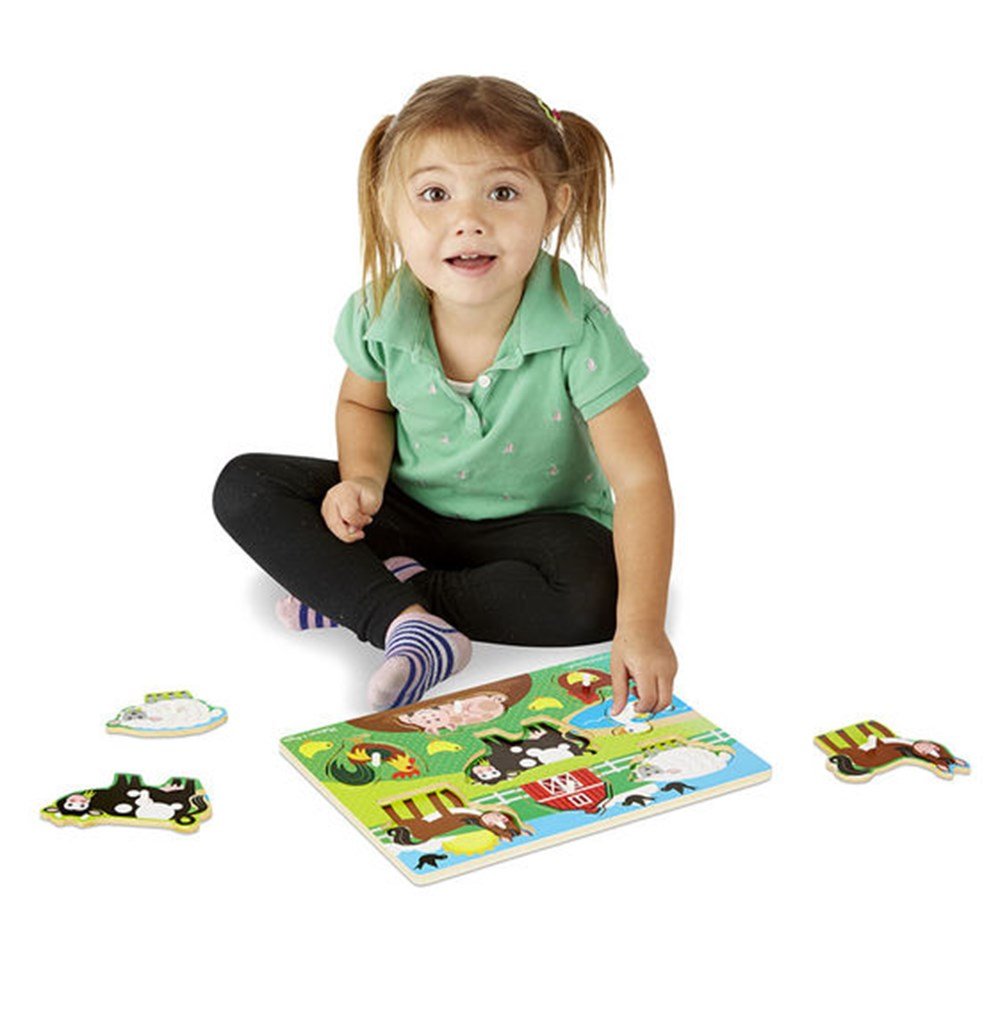 Melissa and Doug AHŞAP TUTMALI YAPBOZ- ÇİFTLİK
