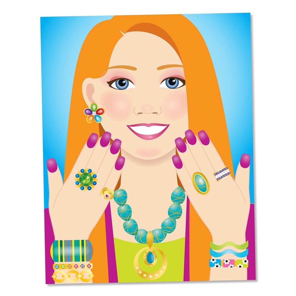 Melissa and Doug ÇIKARTMA KİTABI - TAKILAR & OJELER