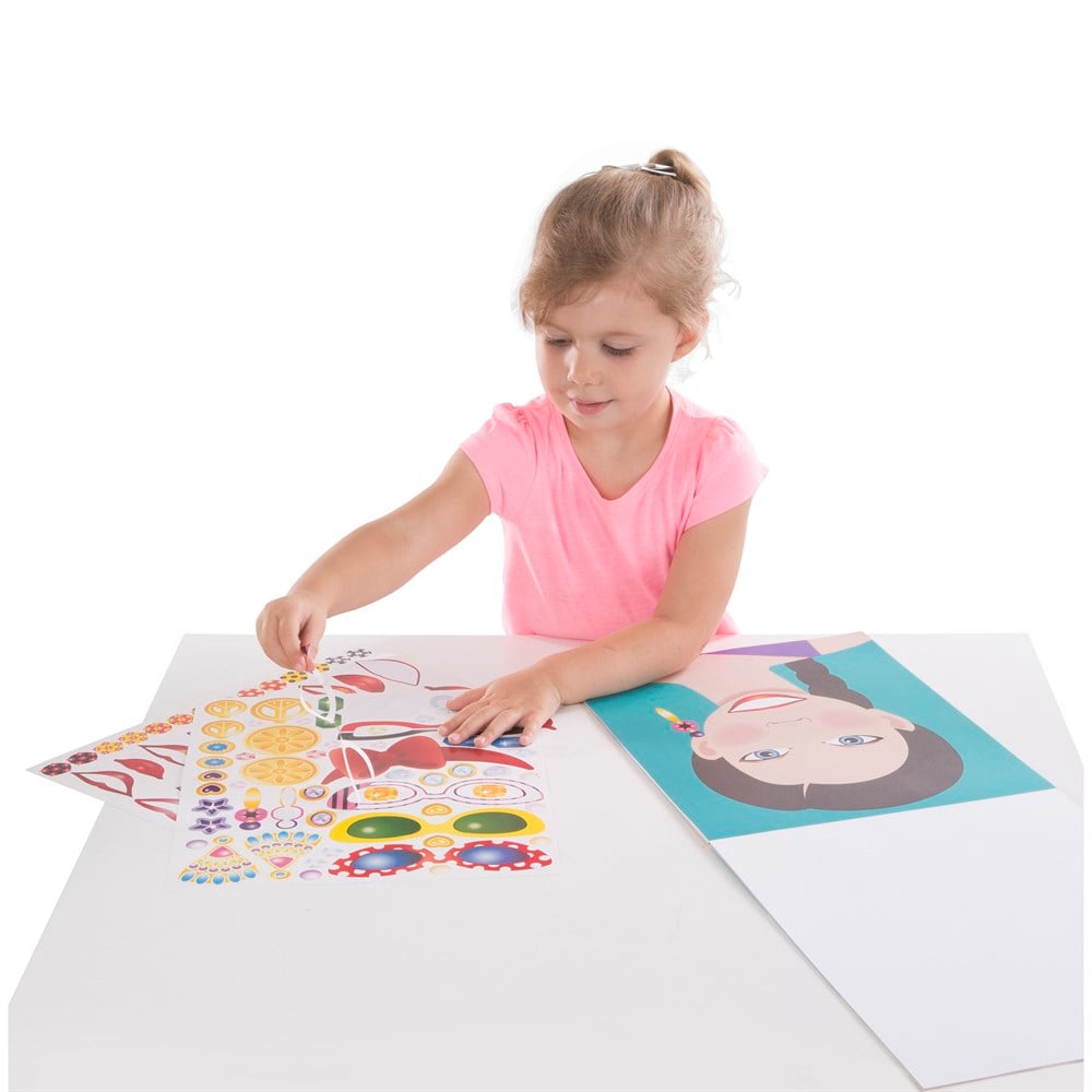 Melissa and Doug ÇIKARTMA KİTABI - YÜZLER