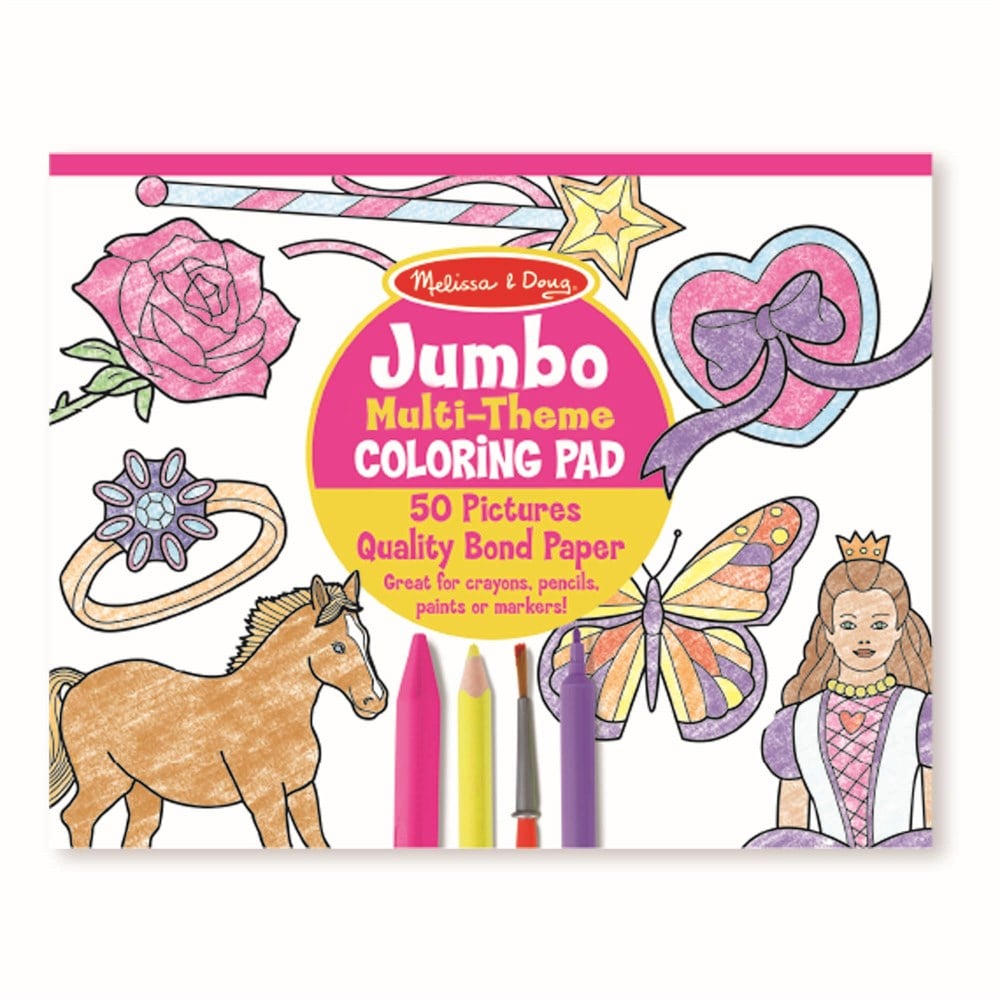 Melissa and Doug DEV BOYAMA KİTABI - PEMBE