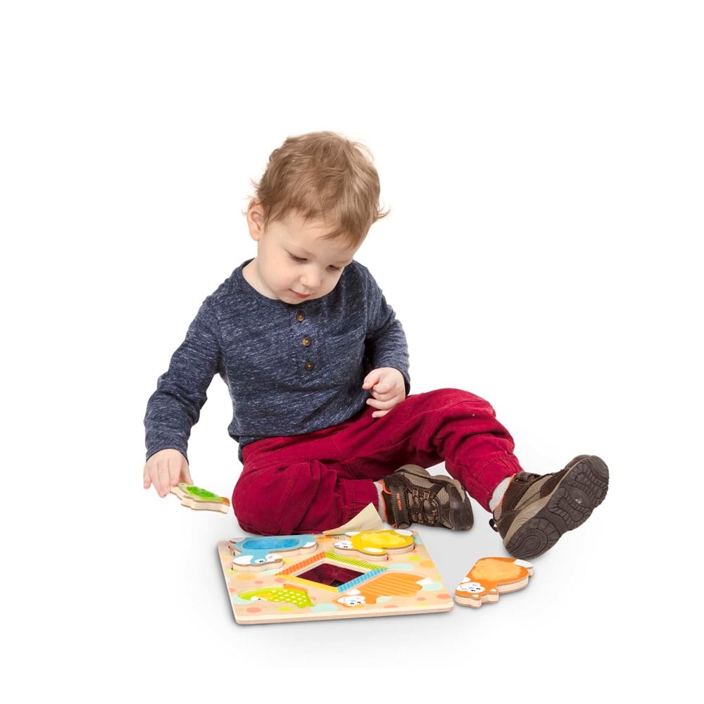 Melissa and Doug DOKUN HİSSET YAPBOZ - EVCİL HAYVANLARI BUL