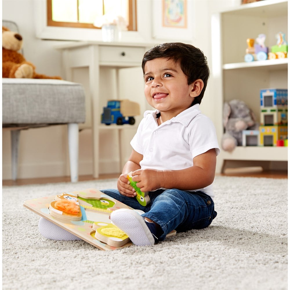 Melissa and Doug DOKUN HİSSET YAPBOZ - EVCİL HAYVANLARI BUL