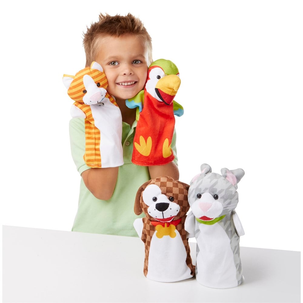 Melissa and Doug EL KUKLA SETİ - EVCİL HAYVANLAR