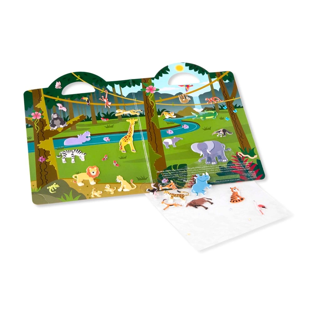 Melissa and Doug KABARTMALI TAK ÇIKAR ÇIKARTMA SETİ - SAFARİ
