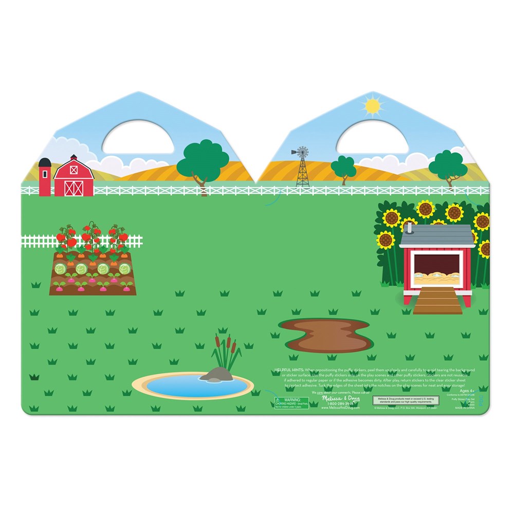 Melissa and Doug KABARTMALI TAK ÇIKAR ÇIKARTMA SETİ - ÇİFTLİK