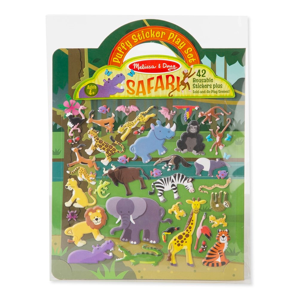 Melissa and Doug KABARTMALI TAK ÇIKAR ÇIKARTMA SETİ - SAFARİ
