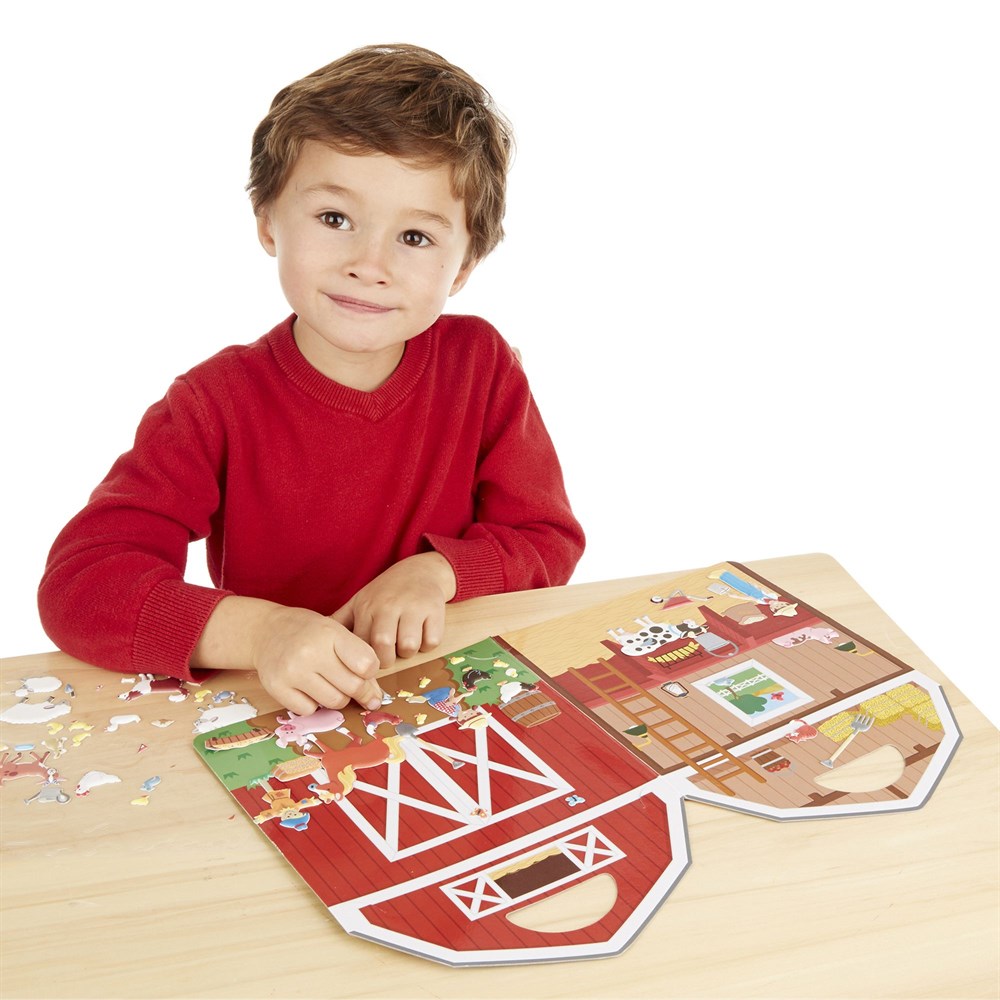 Melissa and Doug KABARTMALI TAK ÇIKAR ÇIKARTMA SETİ - ÇİFTLİK
