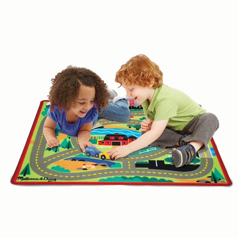 Melissa and Doug Oyun Halı Seti - Arabalar