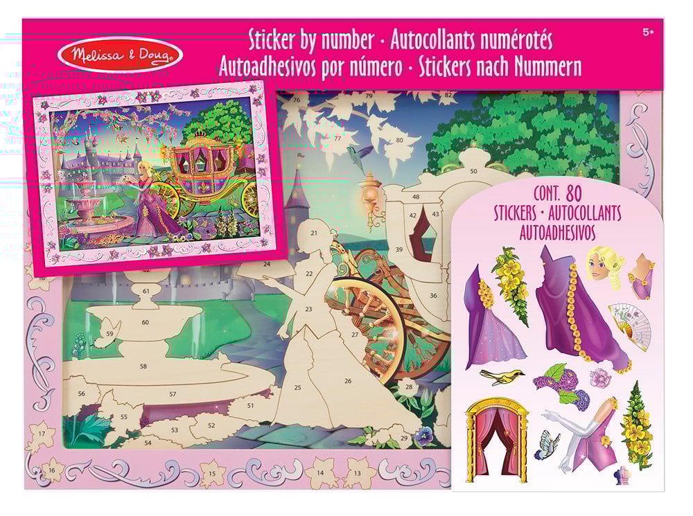 Melissa and Doug TABLO - YAPIŞTIR YARAT - PRENSES