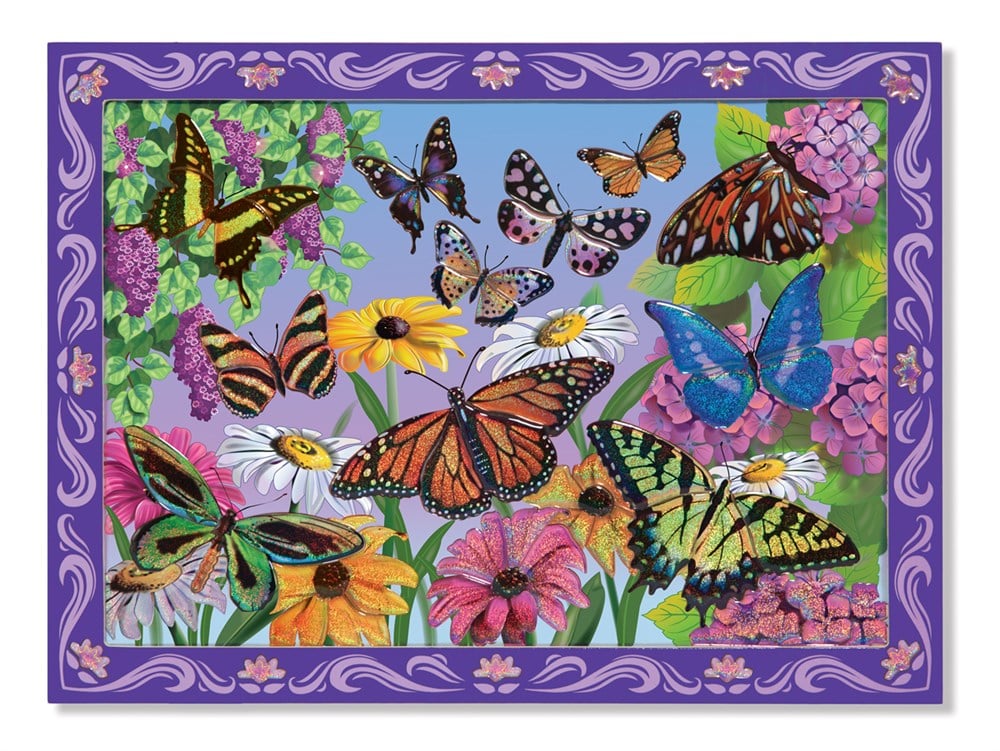 Melissa and Doug TABLO - YAPIŞTIR YARAT - KELEBEKLER