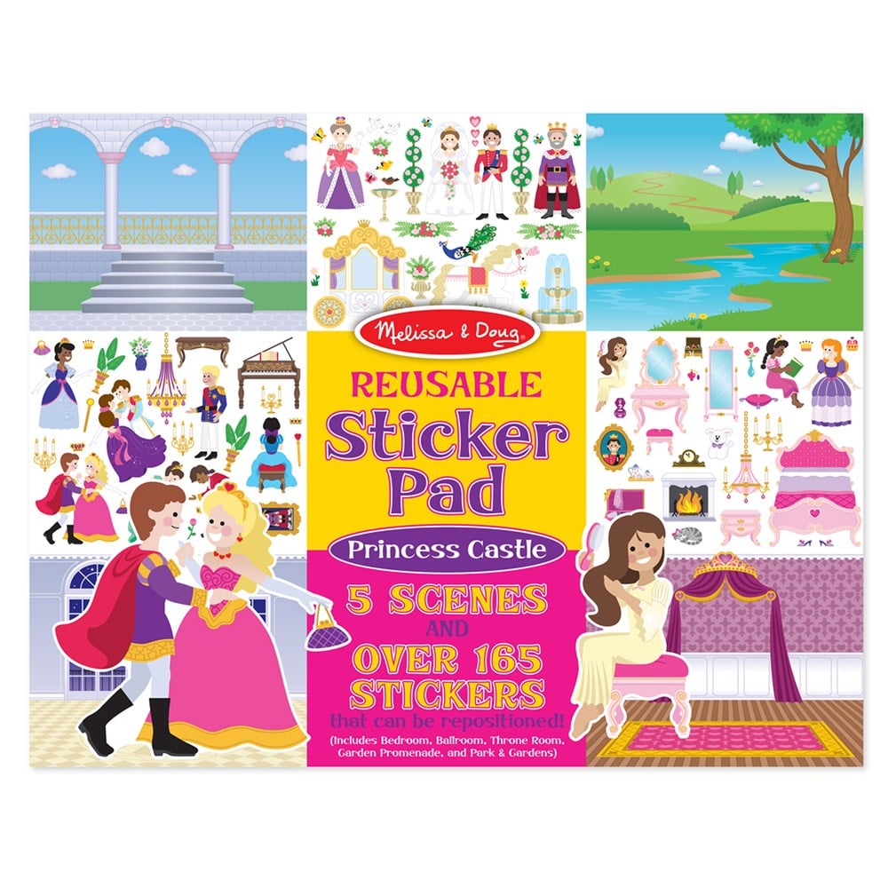 Melissa and Doug TAK ÇIKAR ÇIKARTMA KİTABI - PRENSESLER