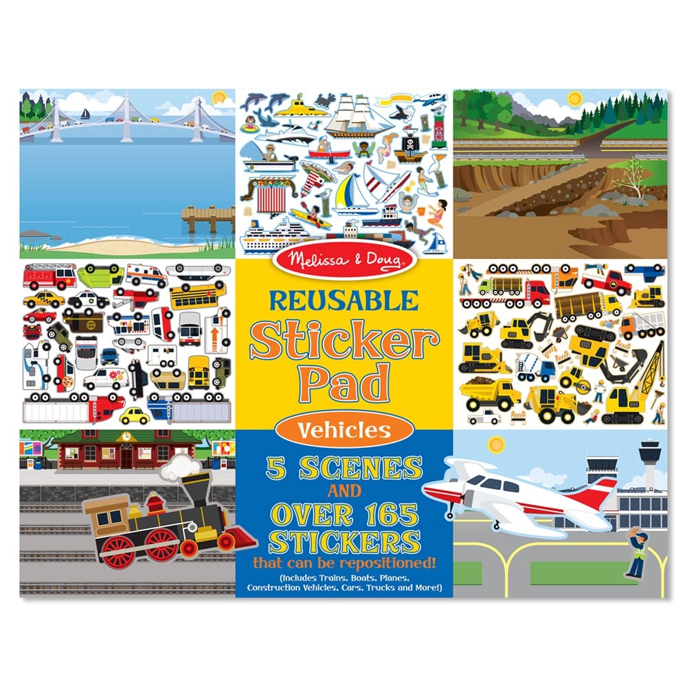 Melissa and Doug TAK ÇIKAR ÇIKARTMA KİTABI - ARAÇLAR
