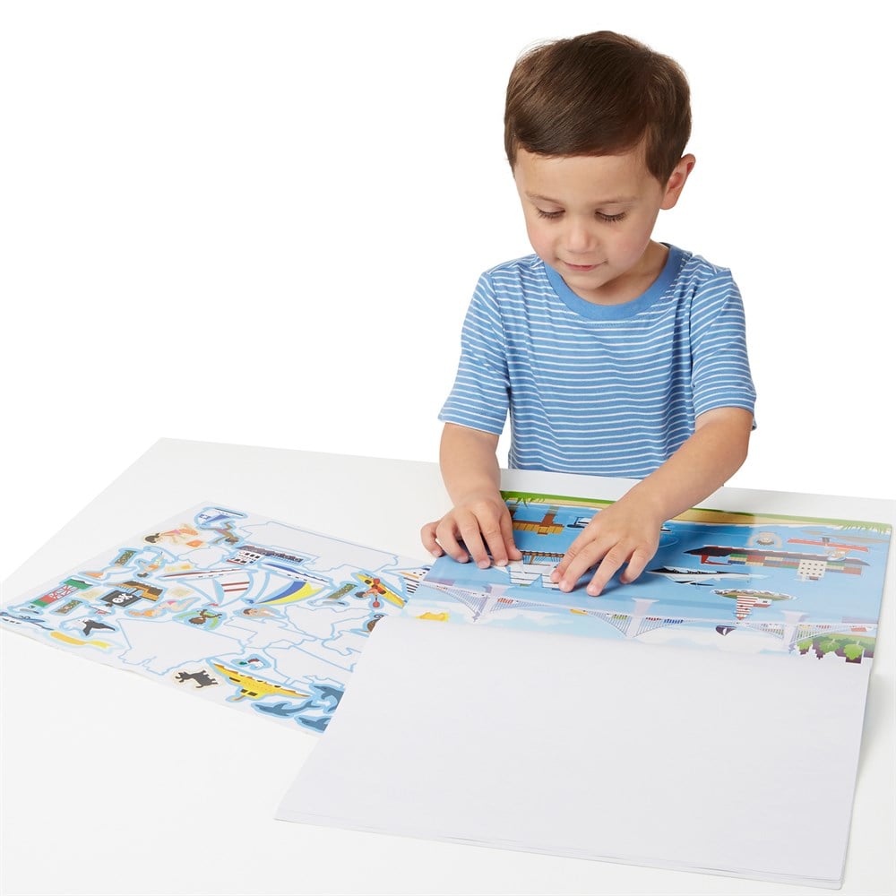 Melissa and Doug TAK ÇIKAR ÇIKARTMA KİTABI - ARAÇLAR
