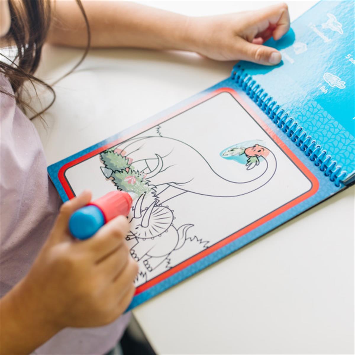 Melissa and Doug Water Wow! Su ile boyama kitabı - Dinozorlar