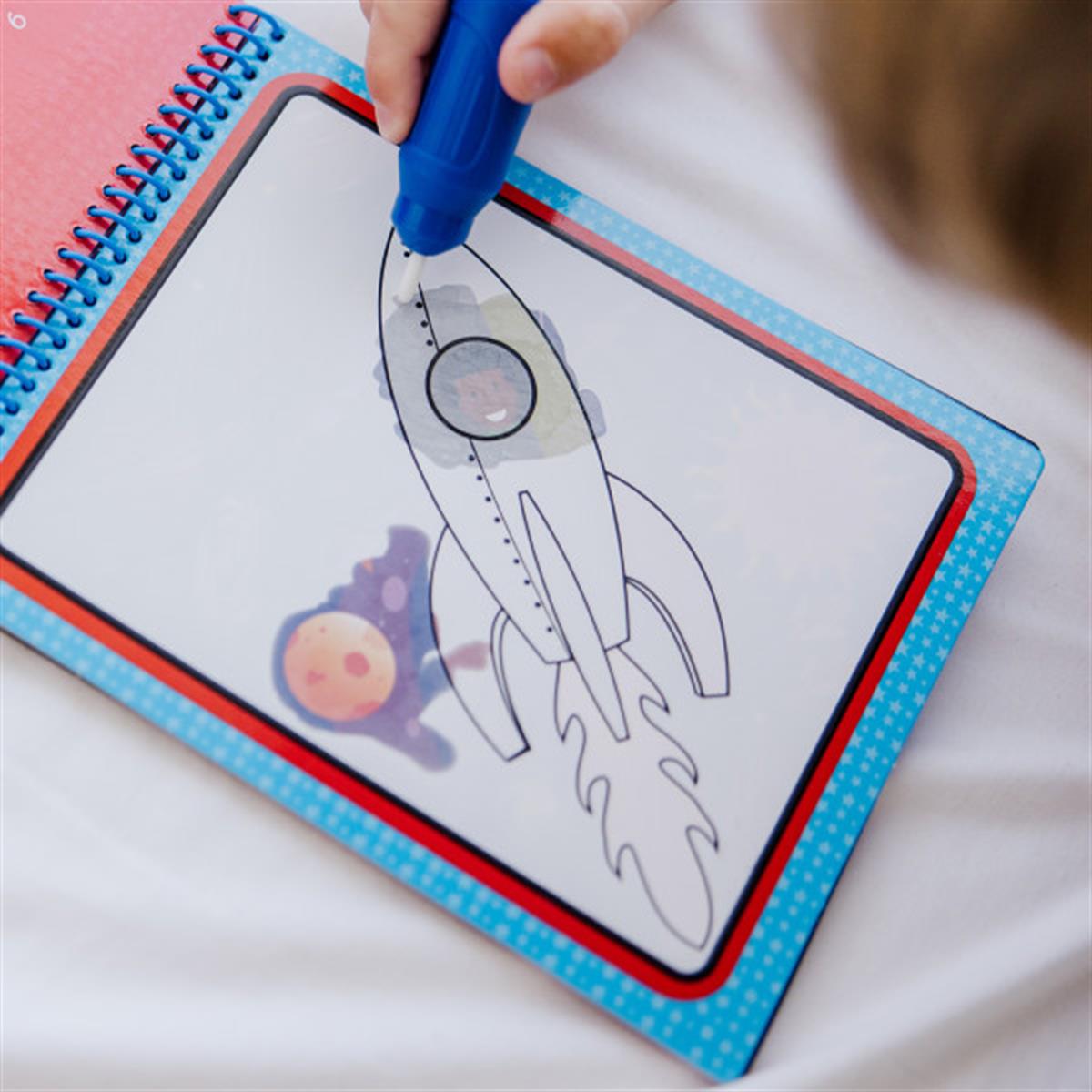 Melissa and Doug Water Wow! Su ile boyama kitabı - Uzay