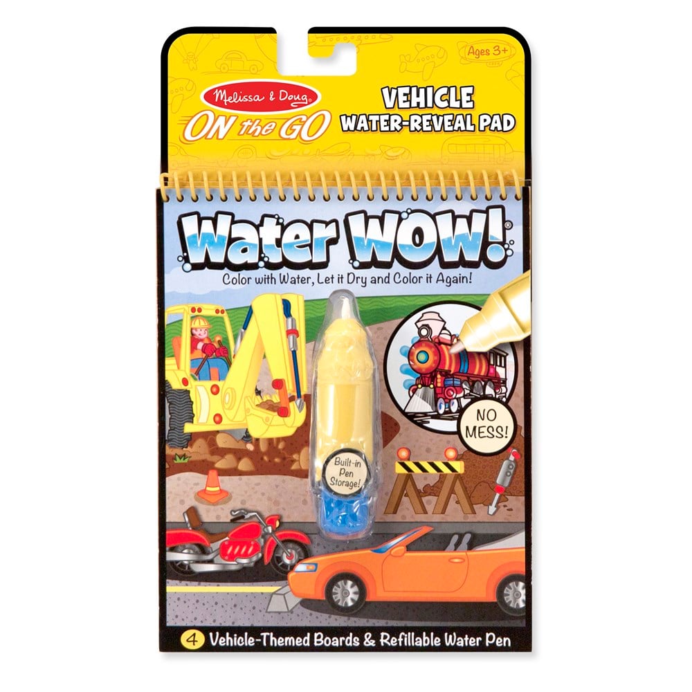 Melissa and Doug WATER WOW! SU İLE BOYAMA KİTABI - ARAÇLAR