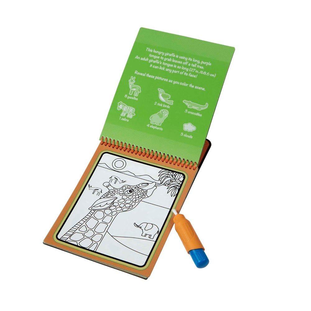 Melissa and Doug WATER WOW! SU İLE BOYAMA KİTABI - SAFARİ