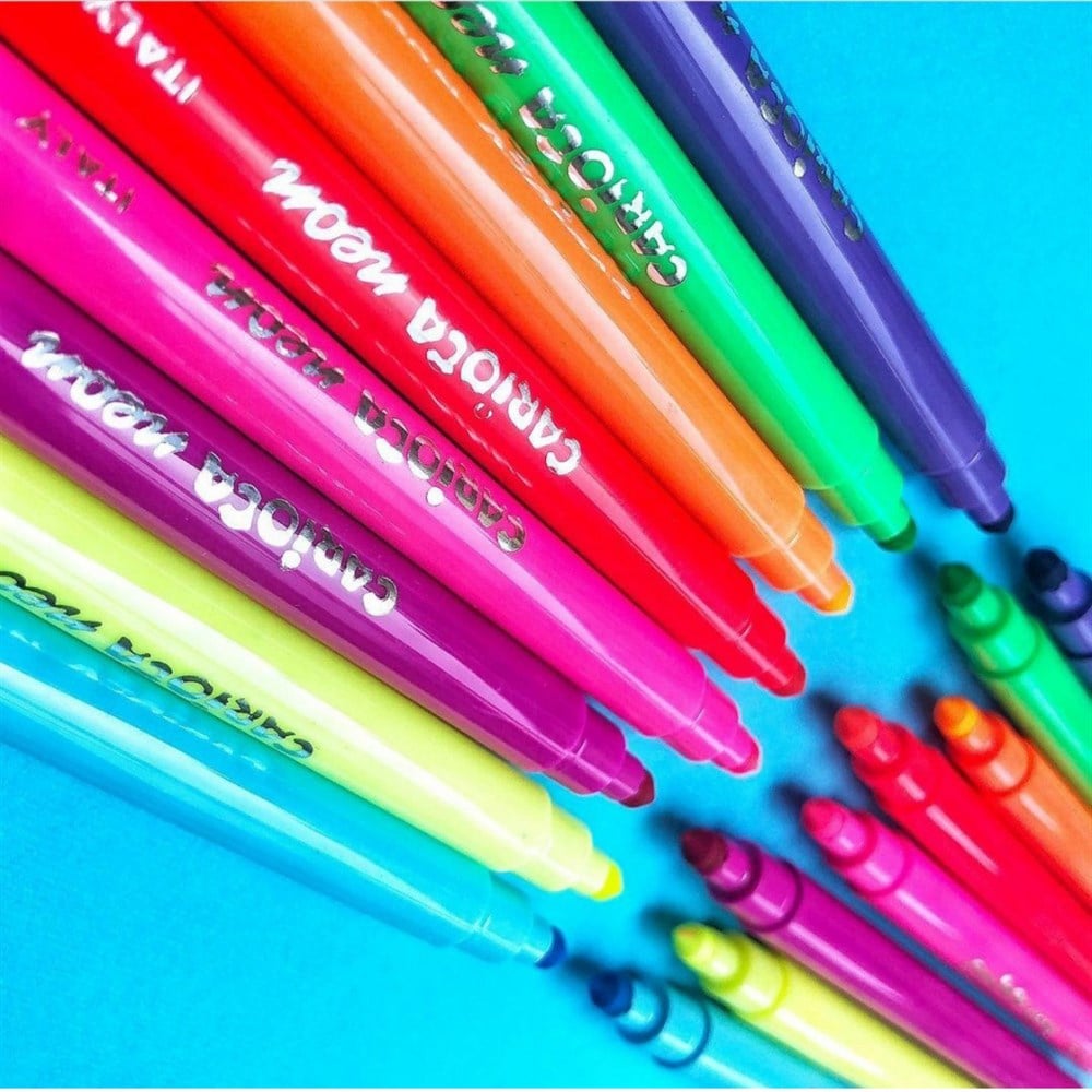 NEON YIKANABİLİR KEÇELİ BOYA KALEMİ 8'Lİ