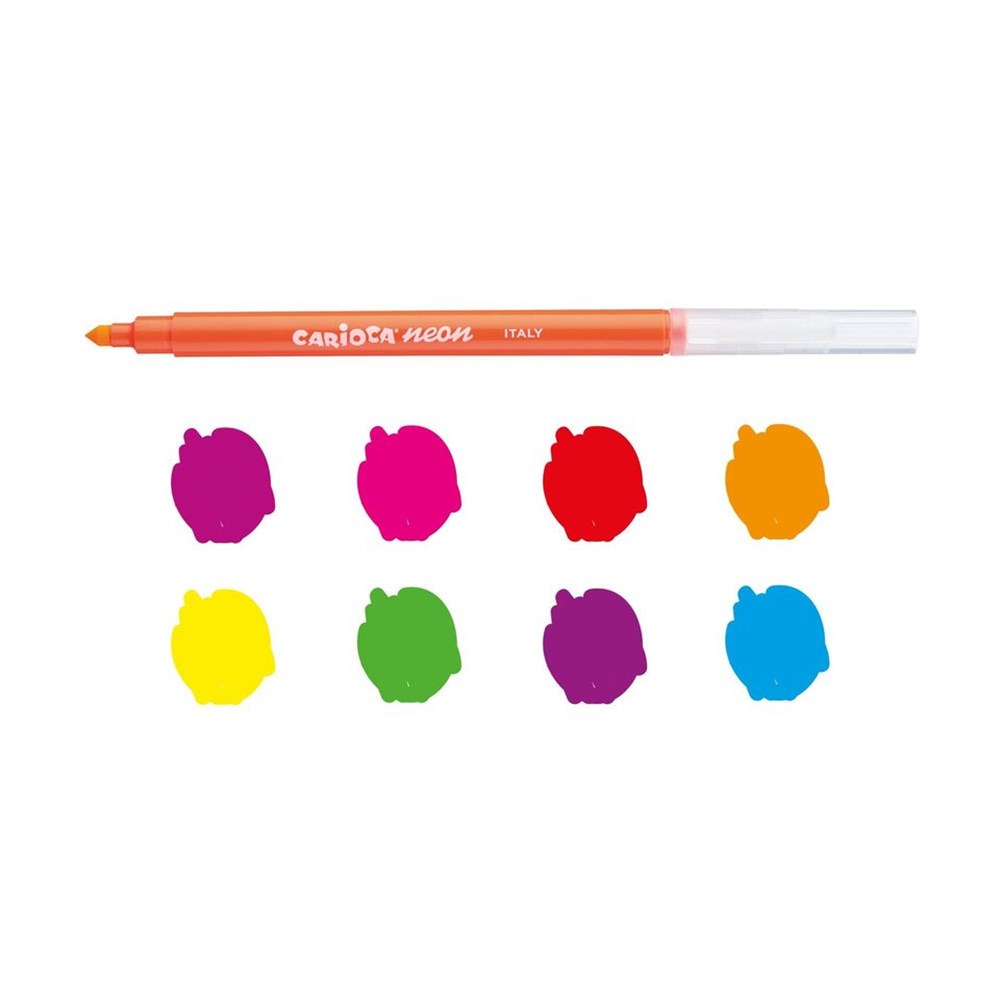 NEON YIKANABİLİR KEÇELİ BOYA KALEMİ 8'Lİ
