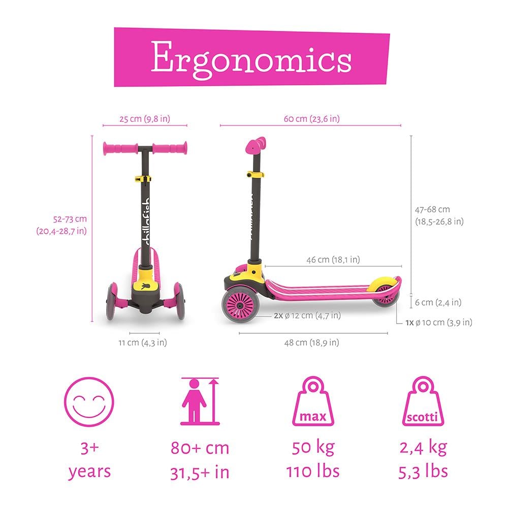 Scotti - 3 Tekerlekli Scooter - Pembe