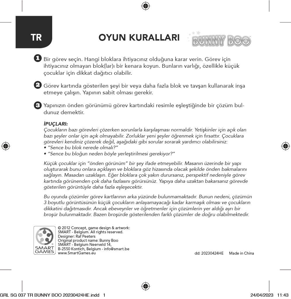 SmartGames Bunny Boo