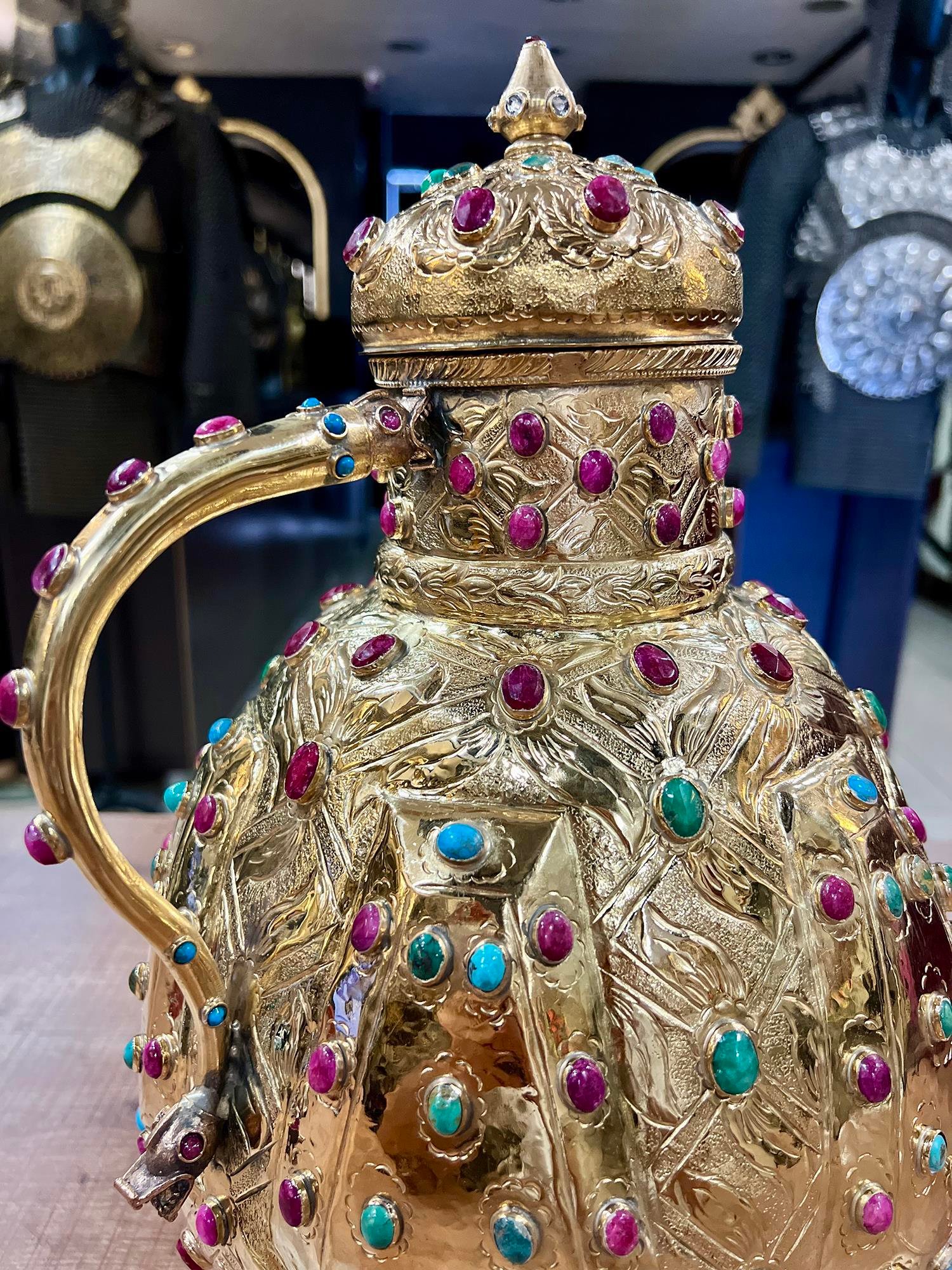 Altın Kaplama Necefli Maşrapa