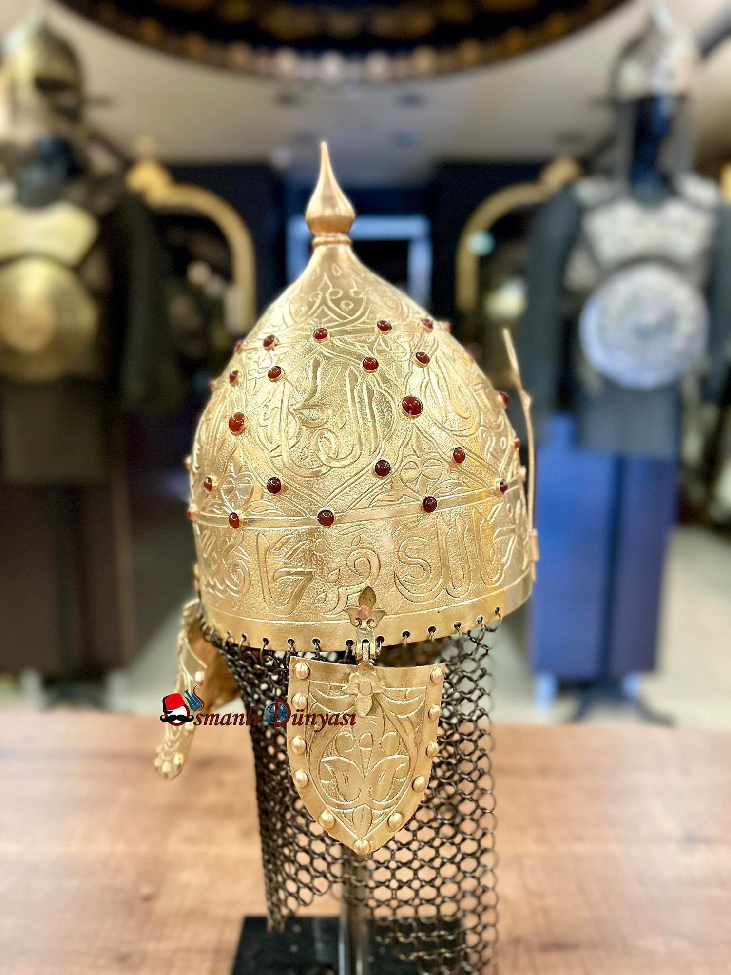 Minyatür Fatih Sultan Mehmed Miğferi