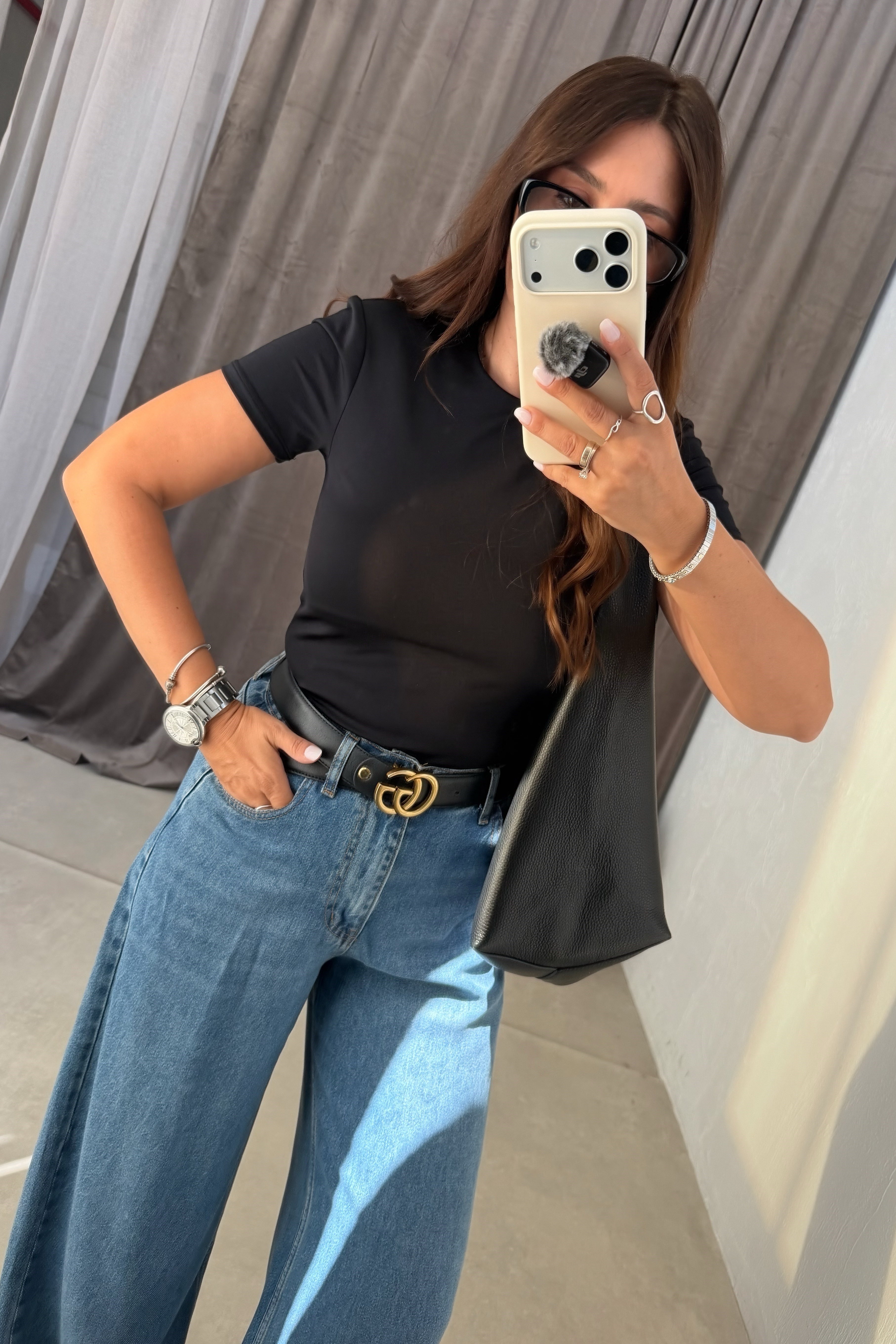 Basıc Kısa Kollu Body SİYAH