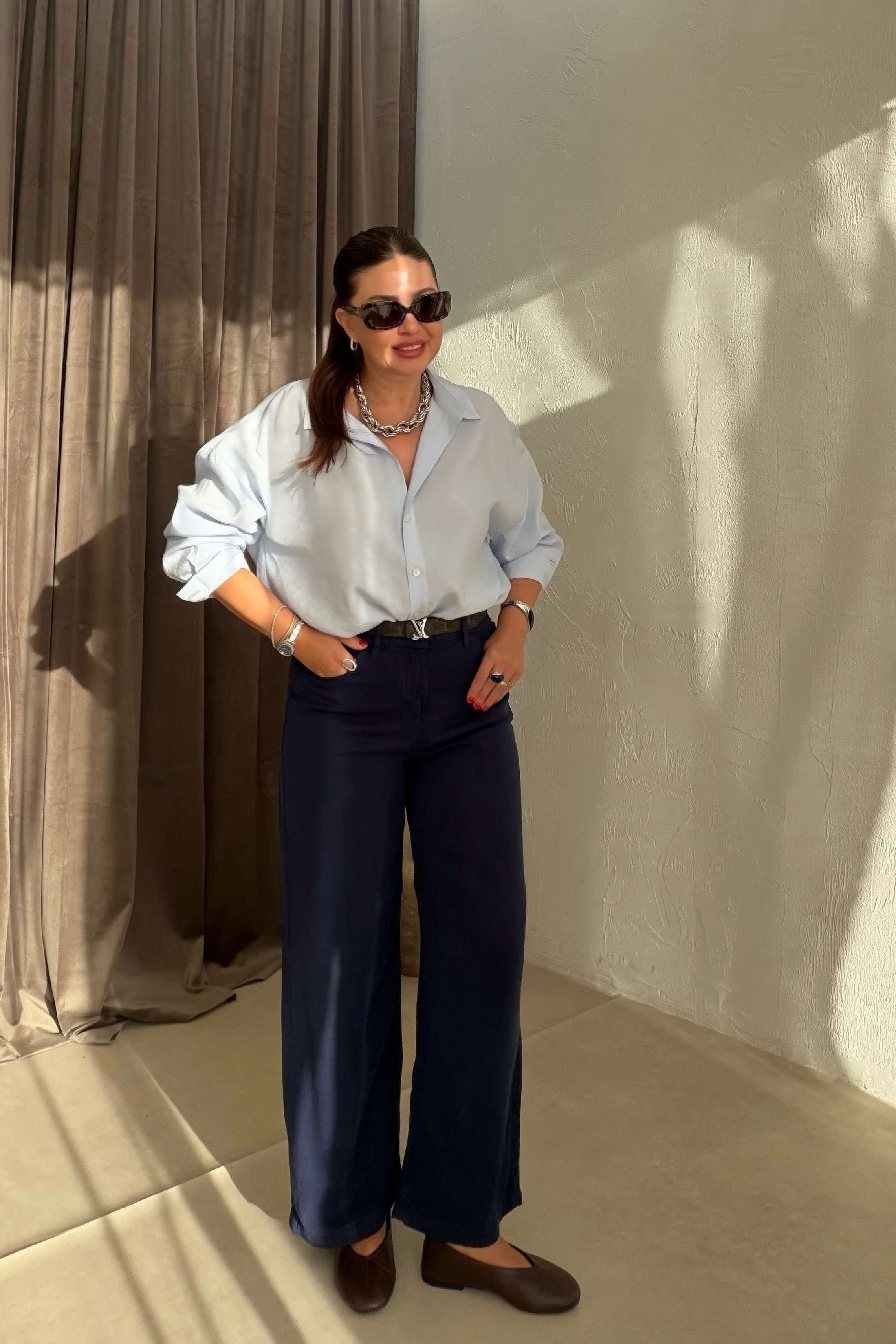 Bilek Boy Comfort Jean LACİVERT