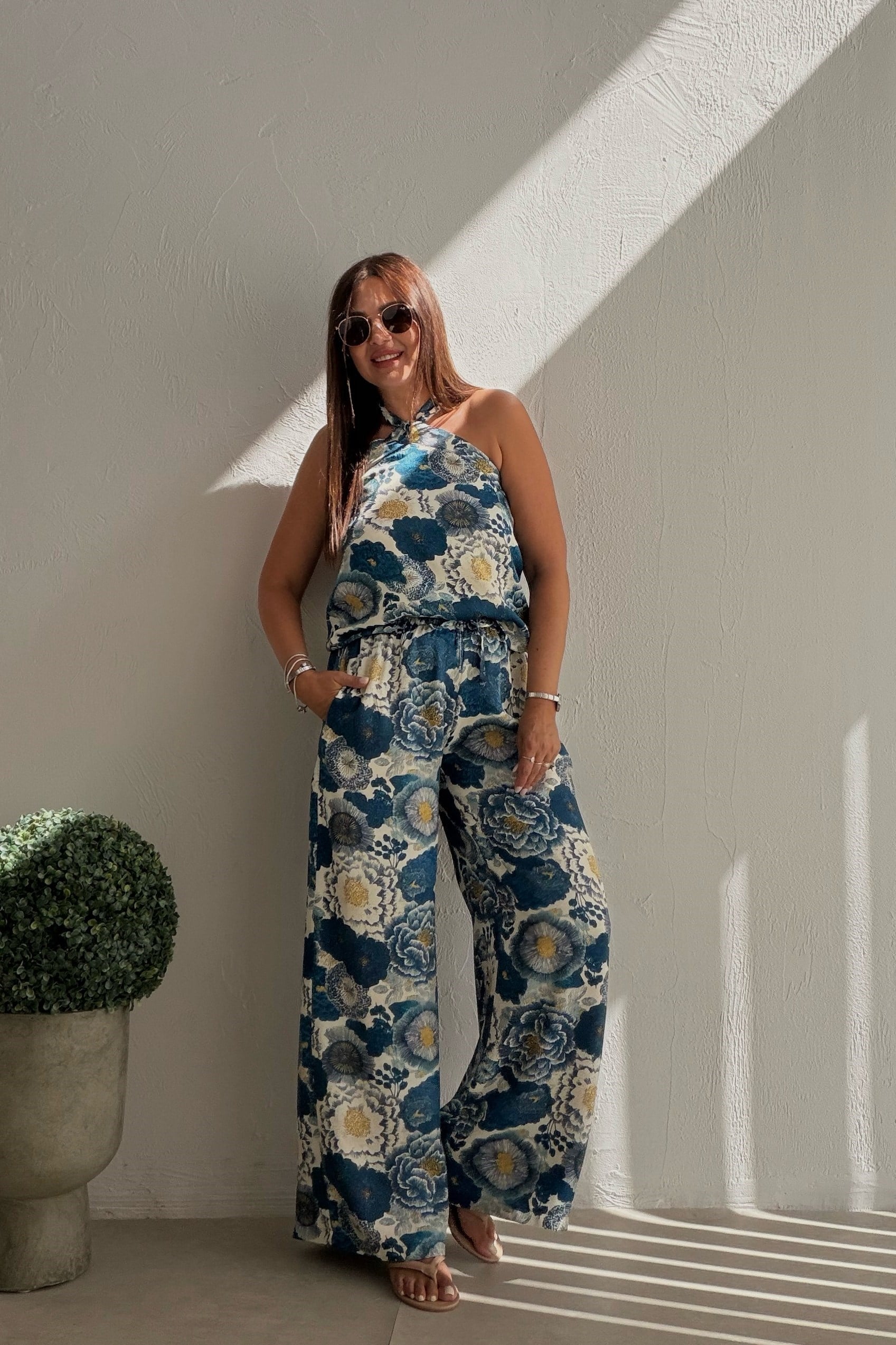 Bloom Bluz Pantolon Takım MAVİ