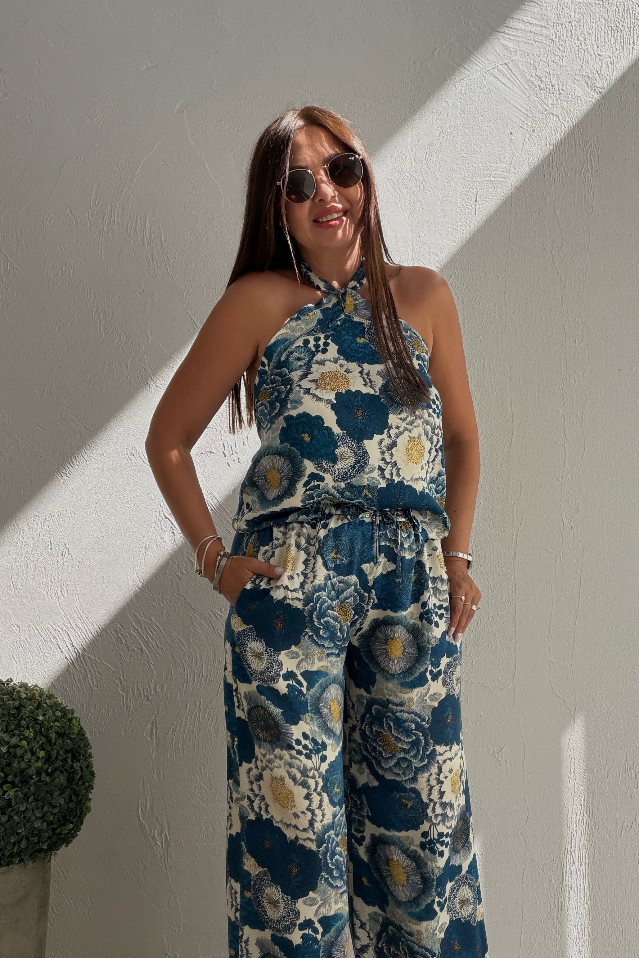 Bloom Bluz Pantolon Takım MAVİ