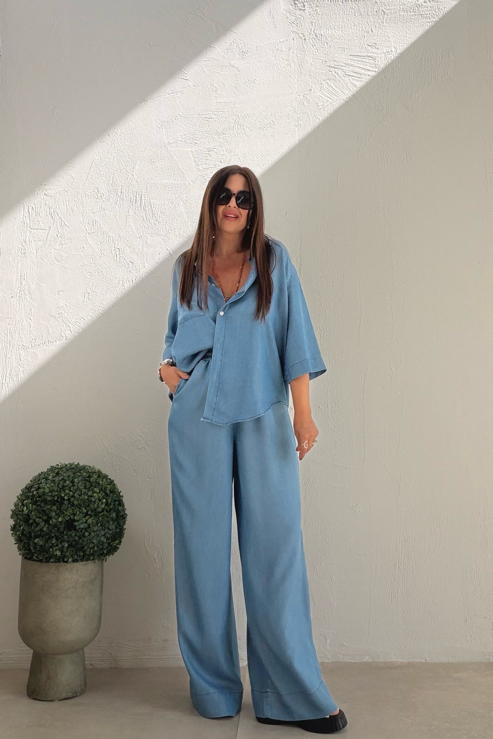 Denim Breeze İkili Takım AÇIK MAVİ