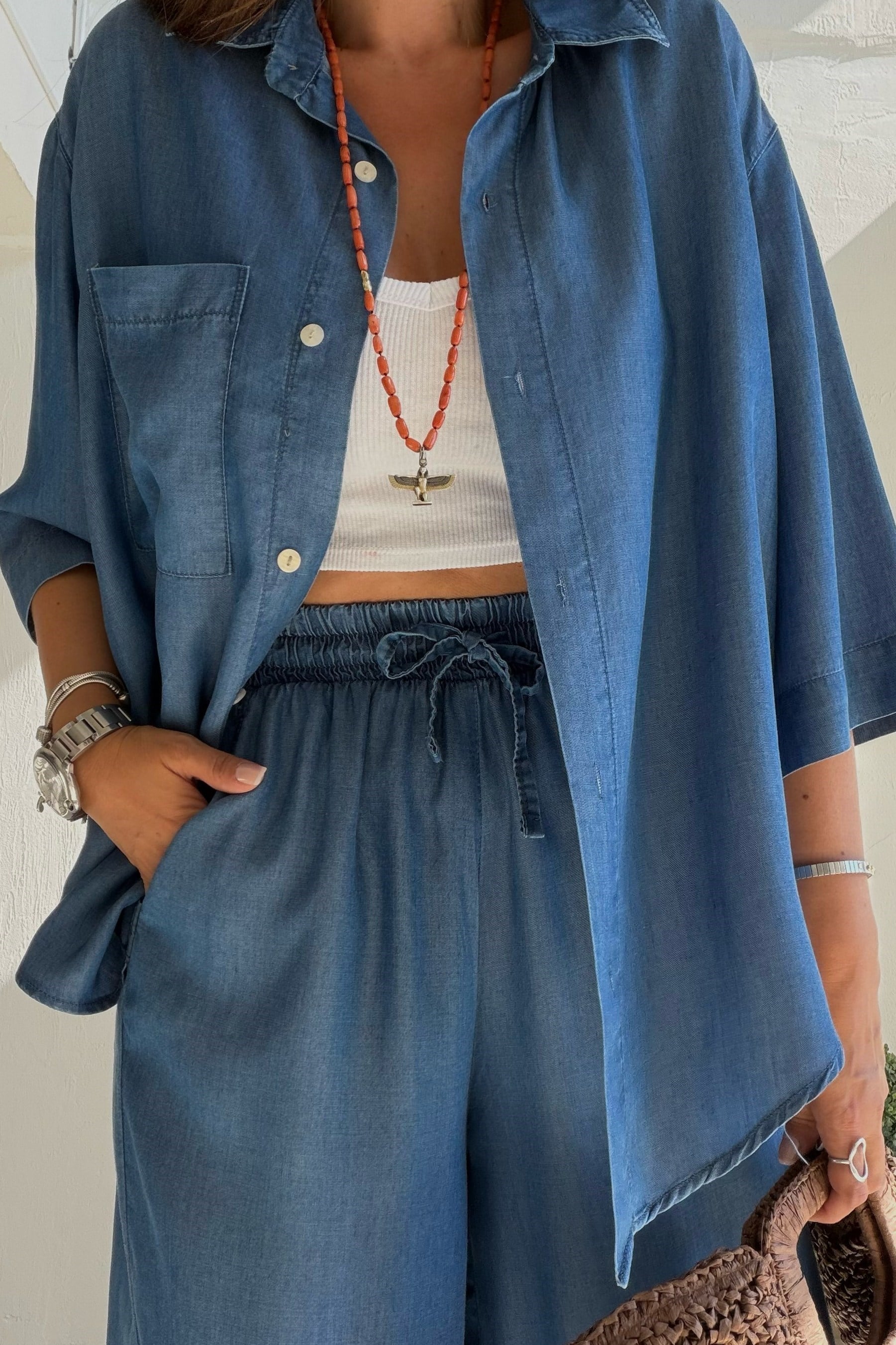 Denim Breeze İkili Takım MAVİ