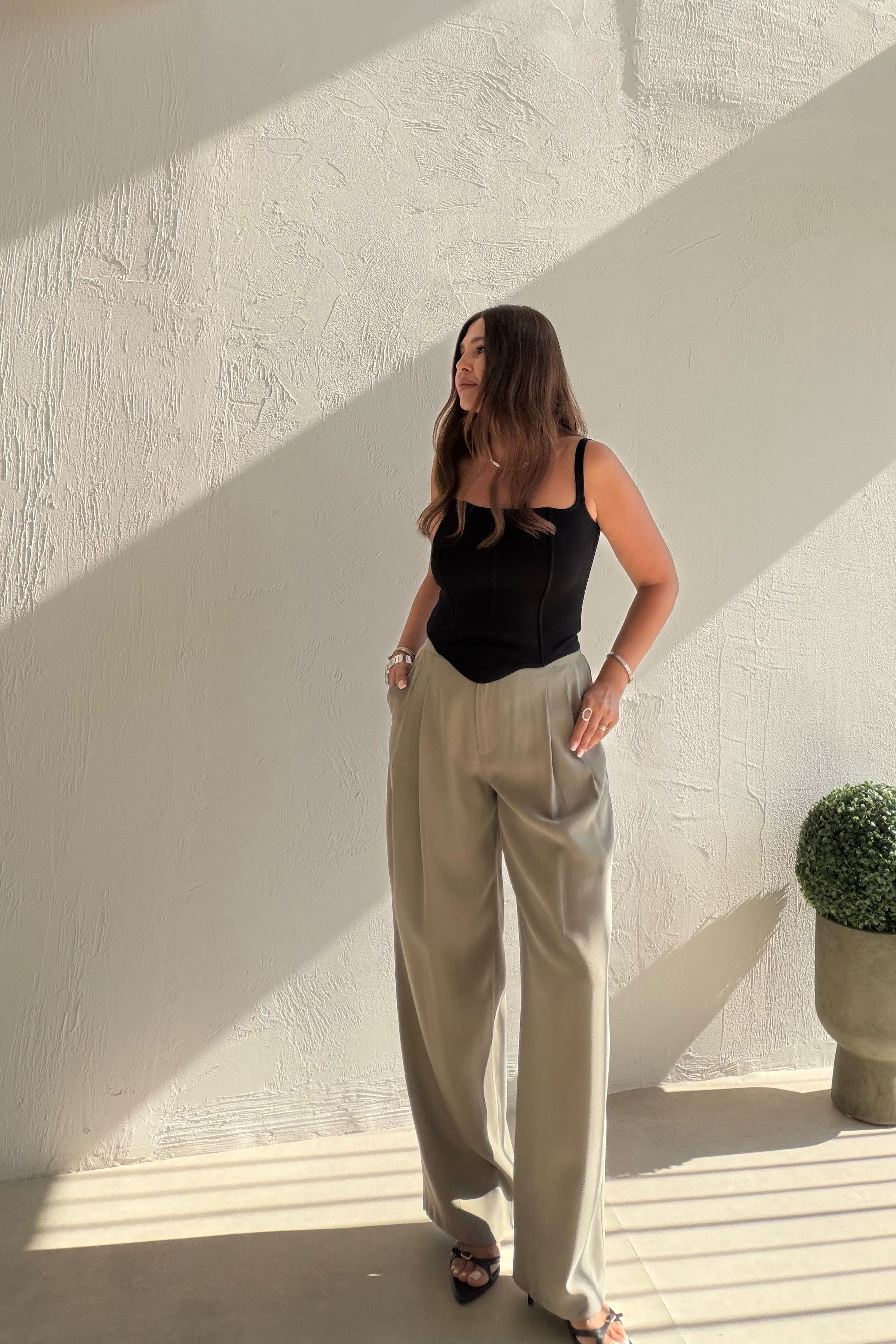 Havuç Kesim Liyosel Pantalon HAKİ