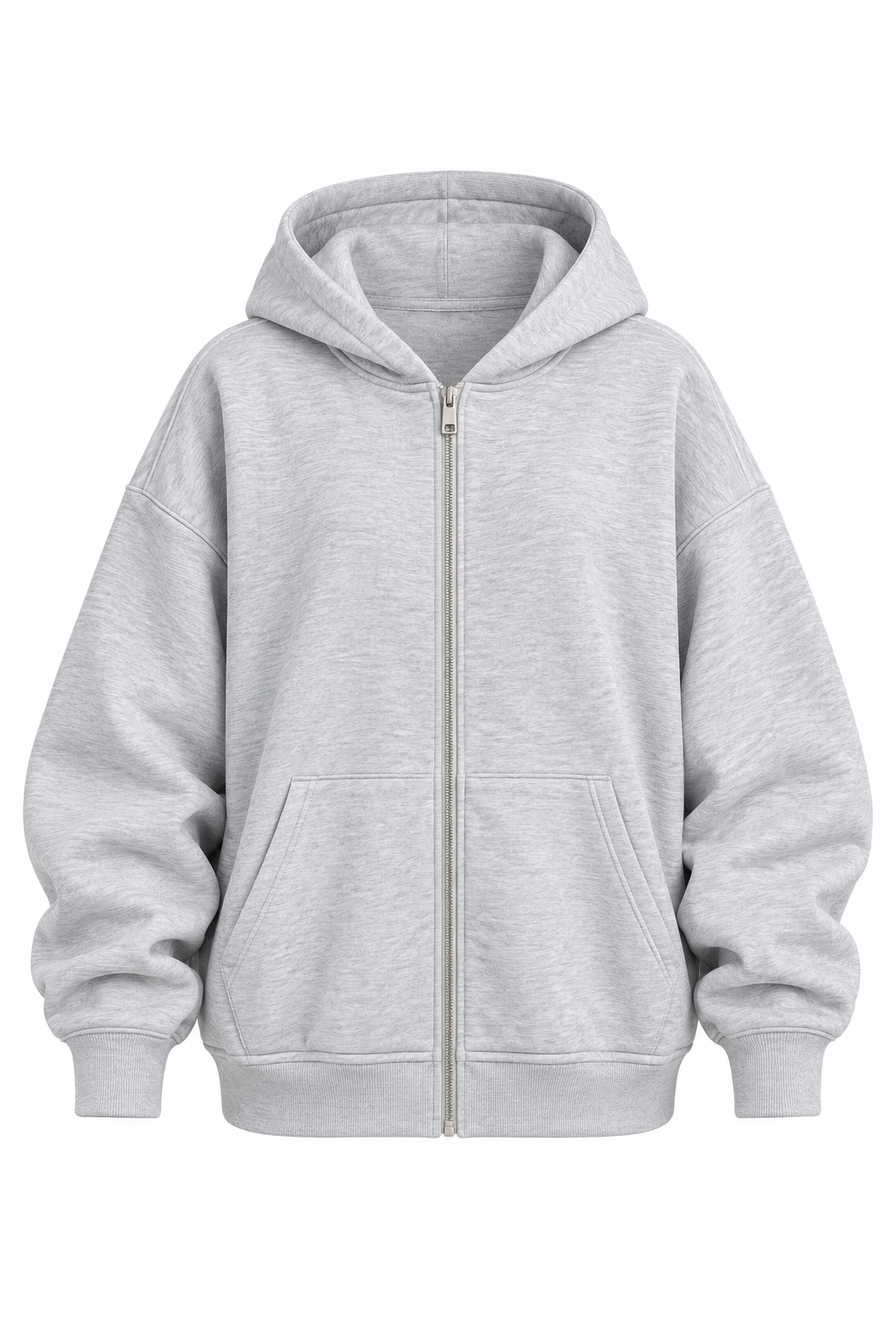 Fermuarlı Sweatshirt GRİ