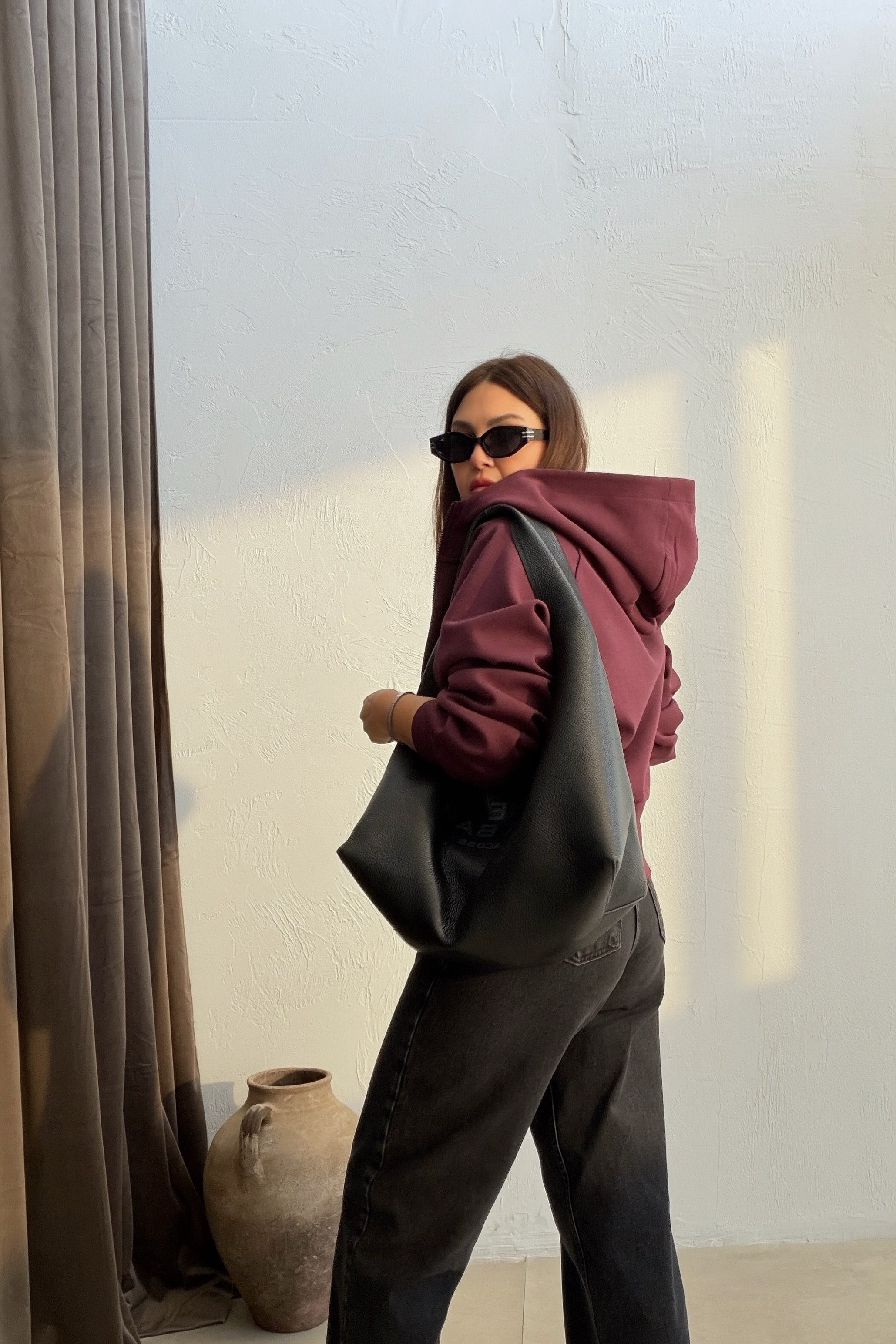 Fermuarlı Sweatshirt MÜRDÜM
