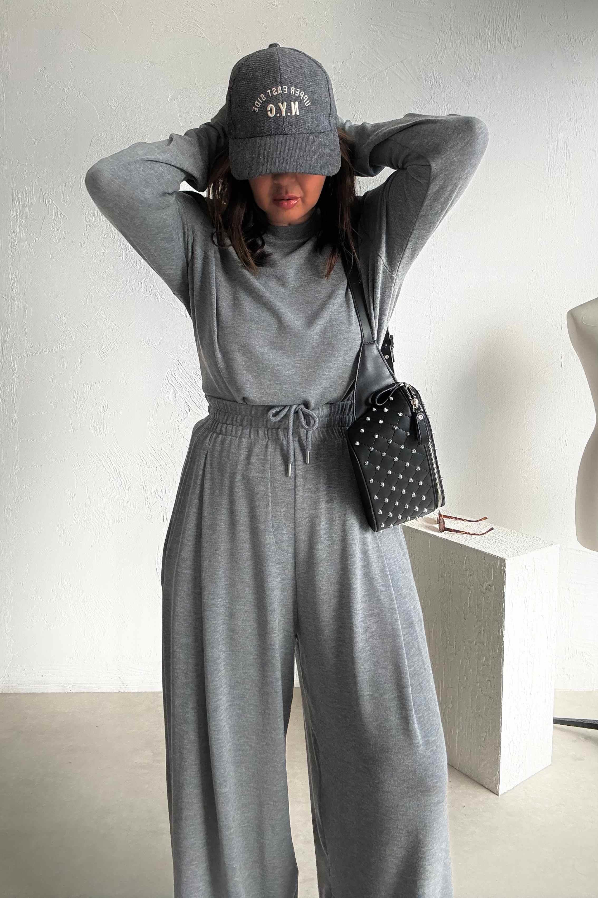 Gri Basic Eşofman Takımı 