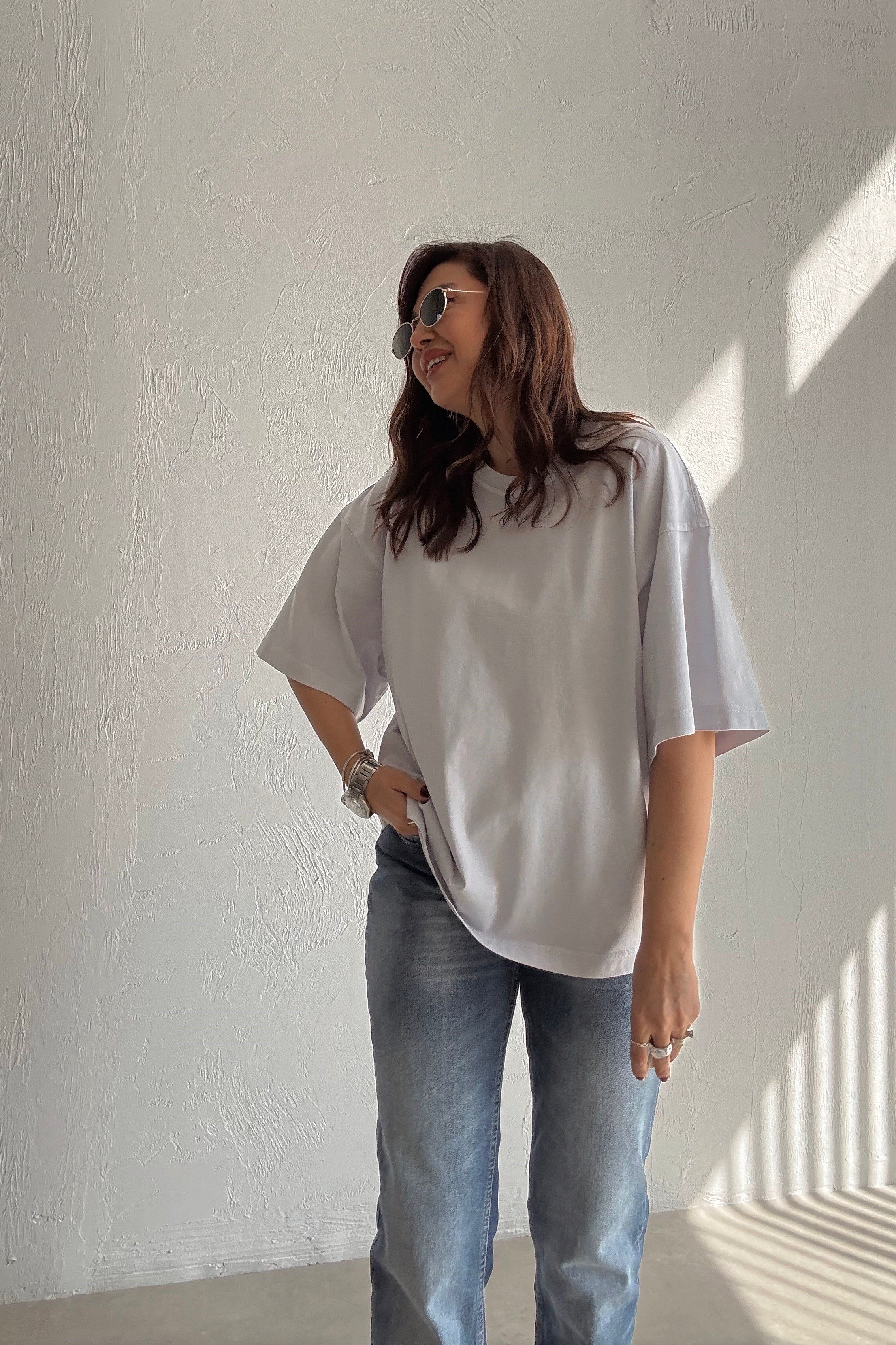 Gri Tok Doku Tişört 