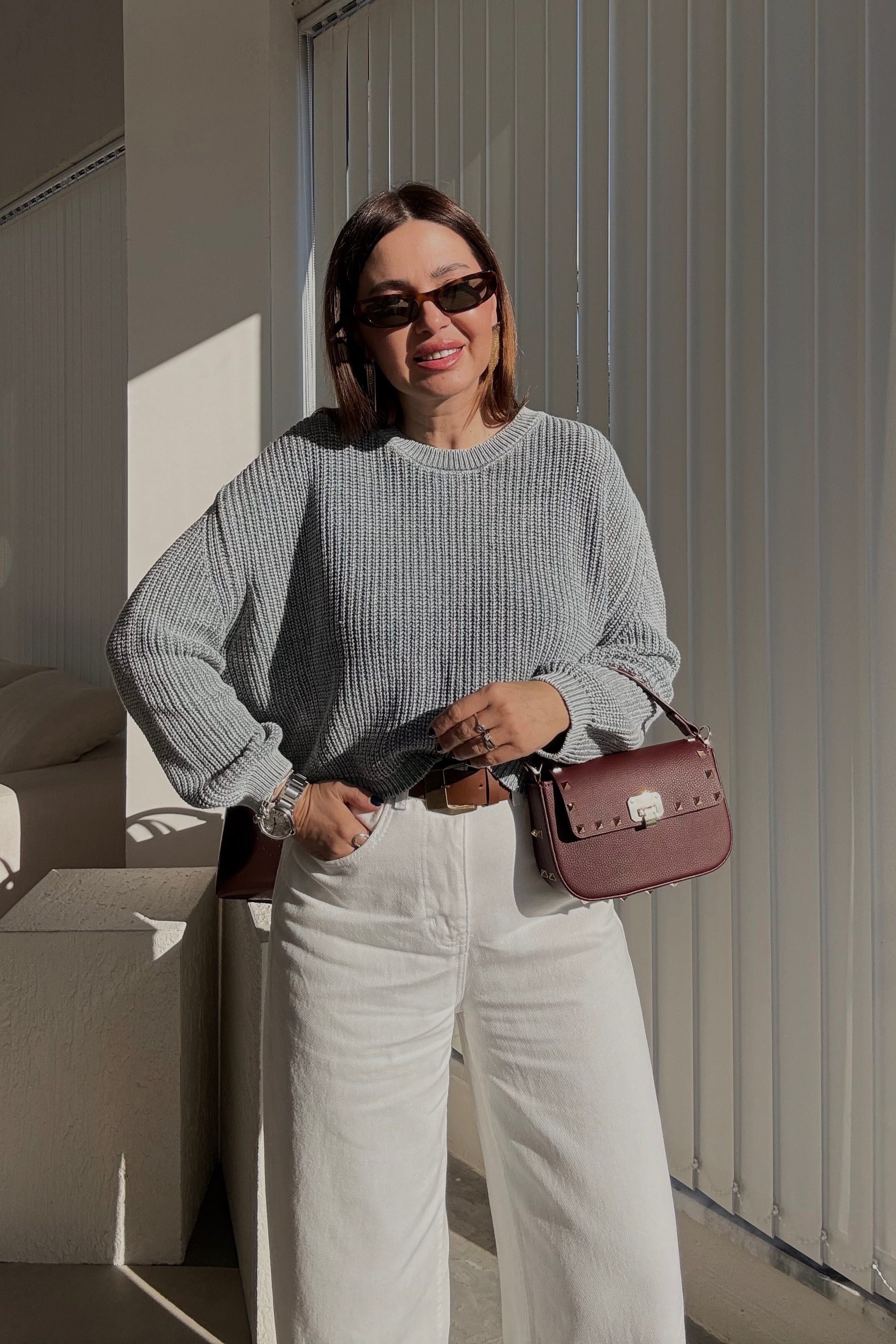 Gri Yıkamalı Triko 