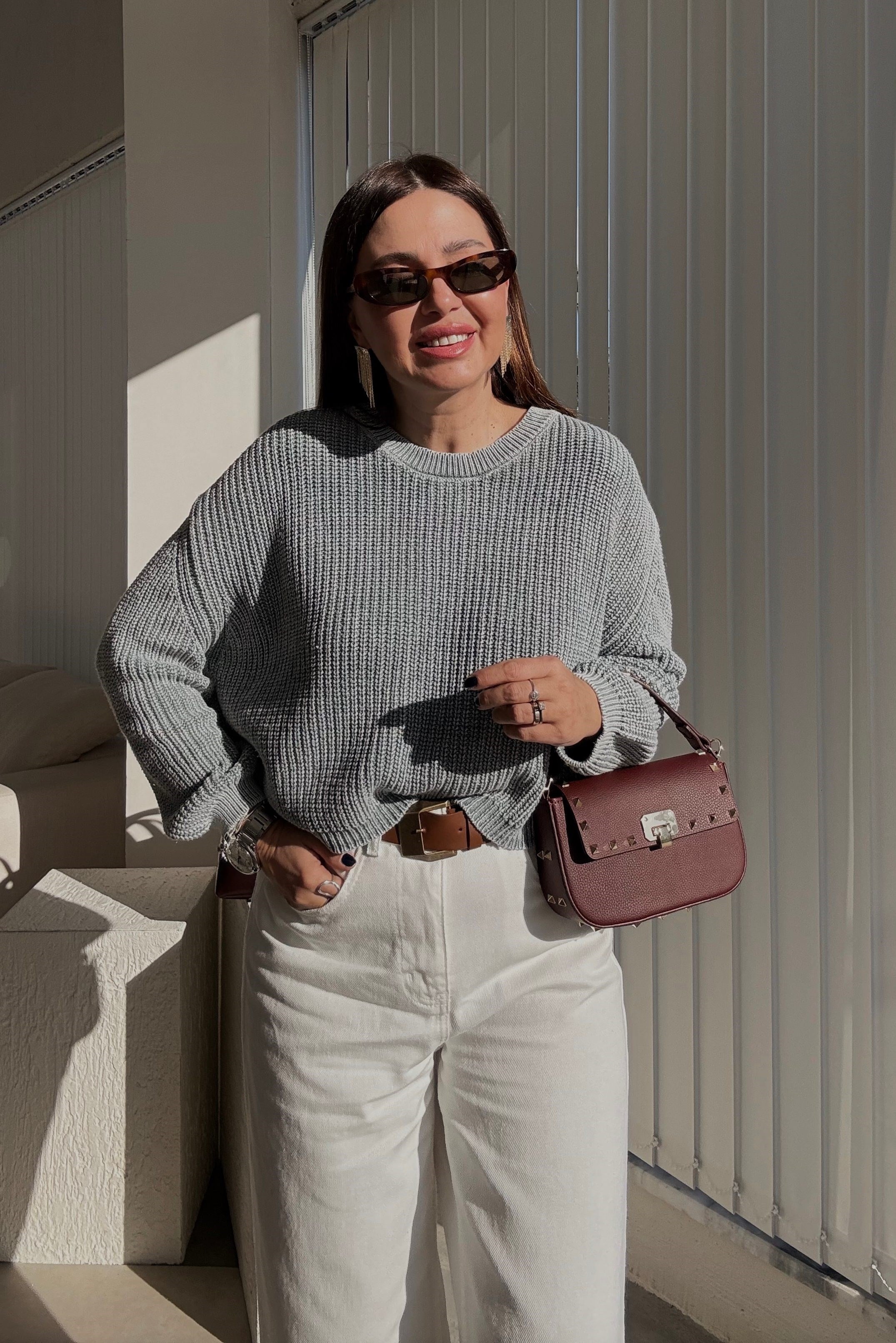 Gri Yıkamalı Triko 