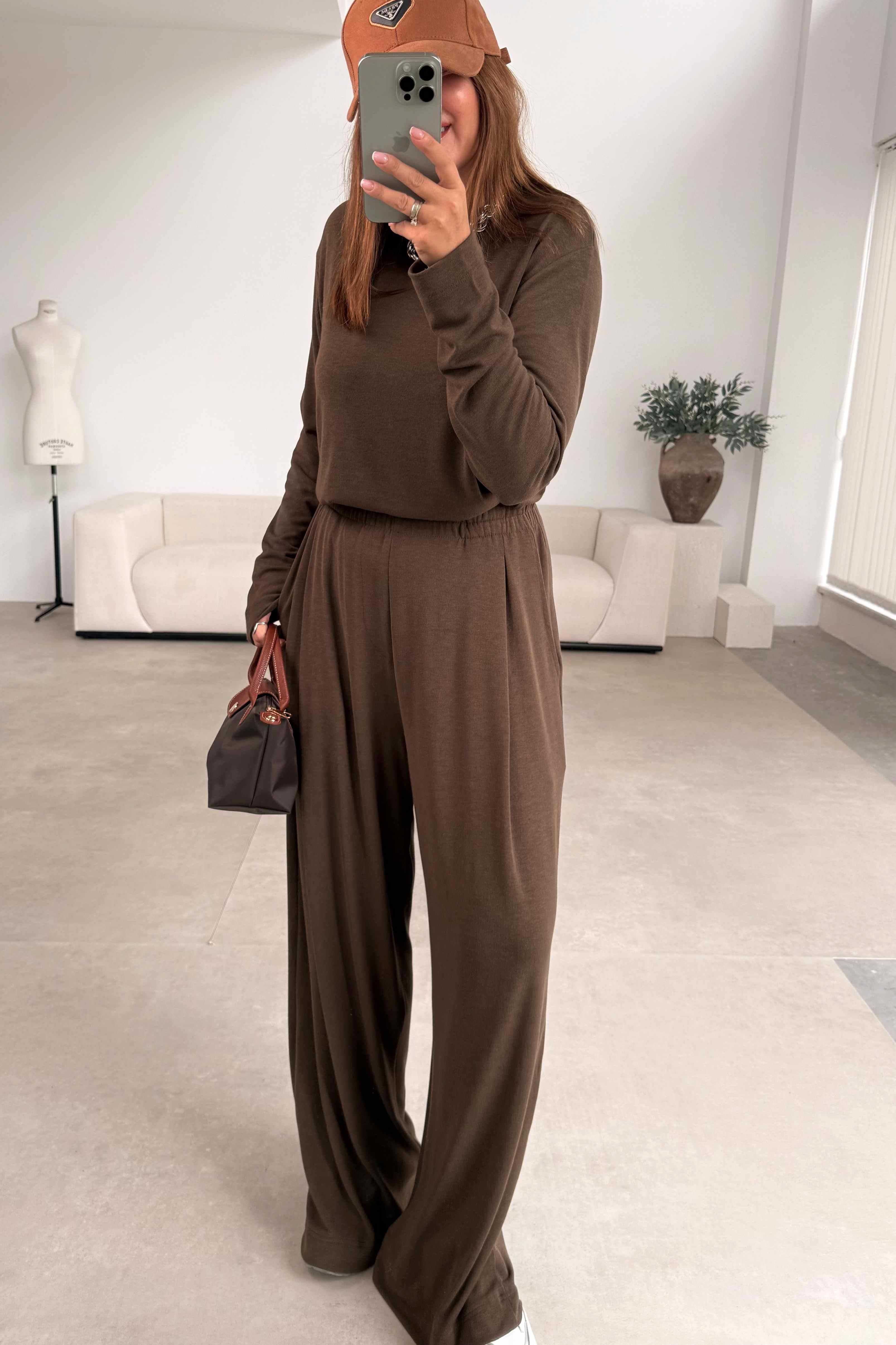 Haki Basic Eşofman Takımı 