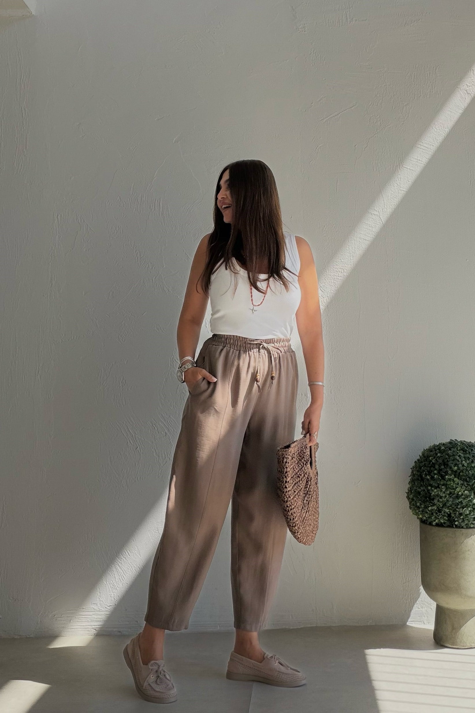 Havuç Kesim Giotelli Pantalon VİZON