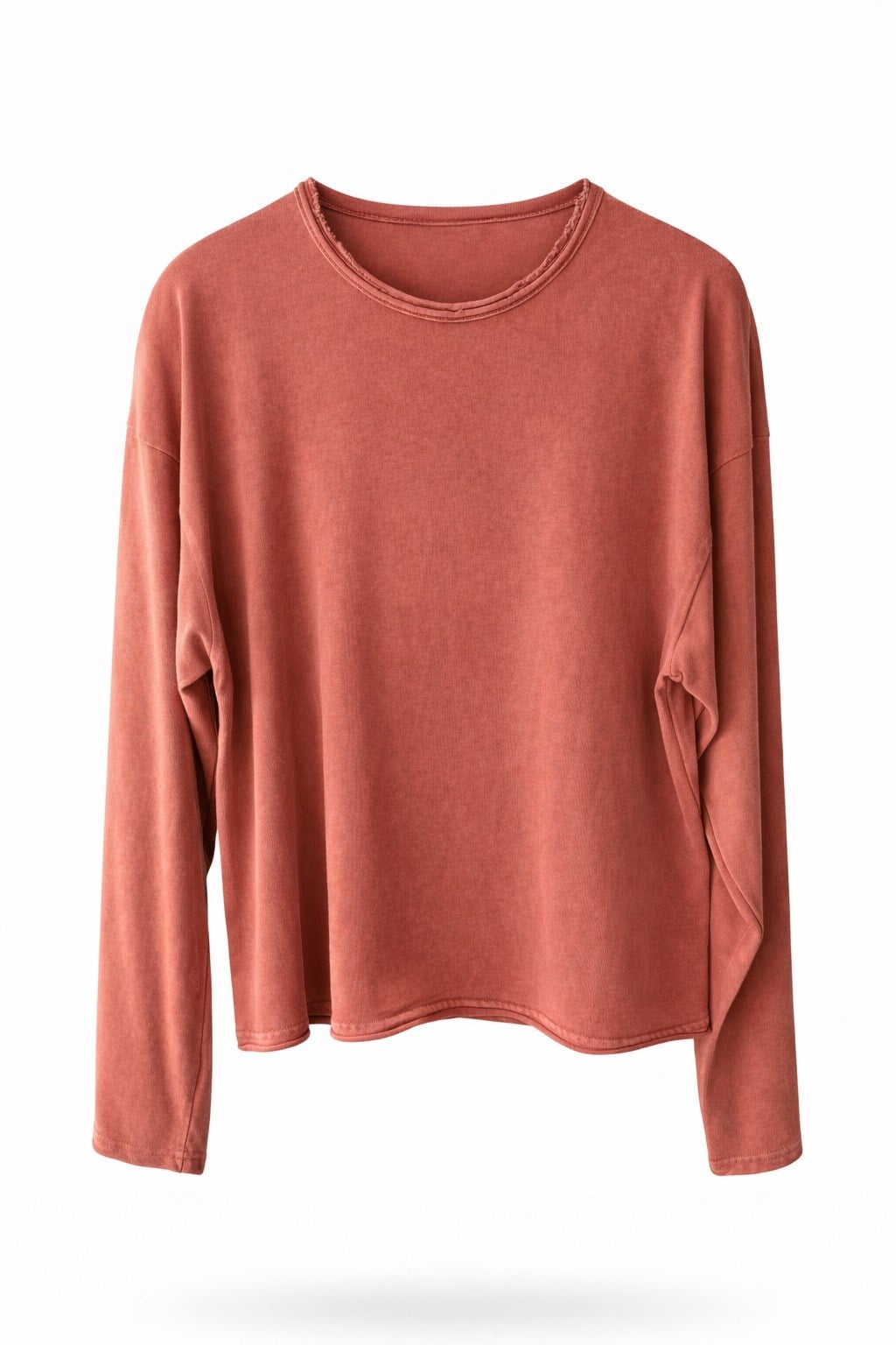 Kiremit Bisiklet Yaka Koton Basic 