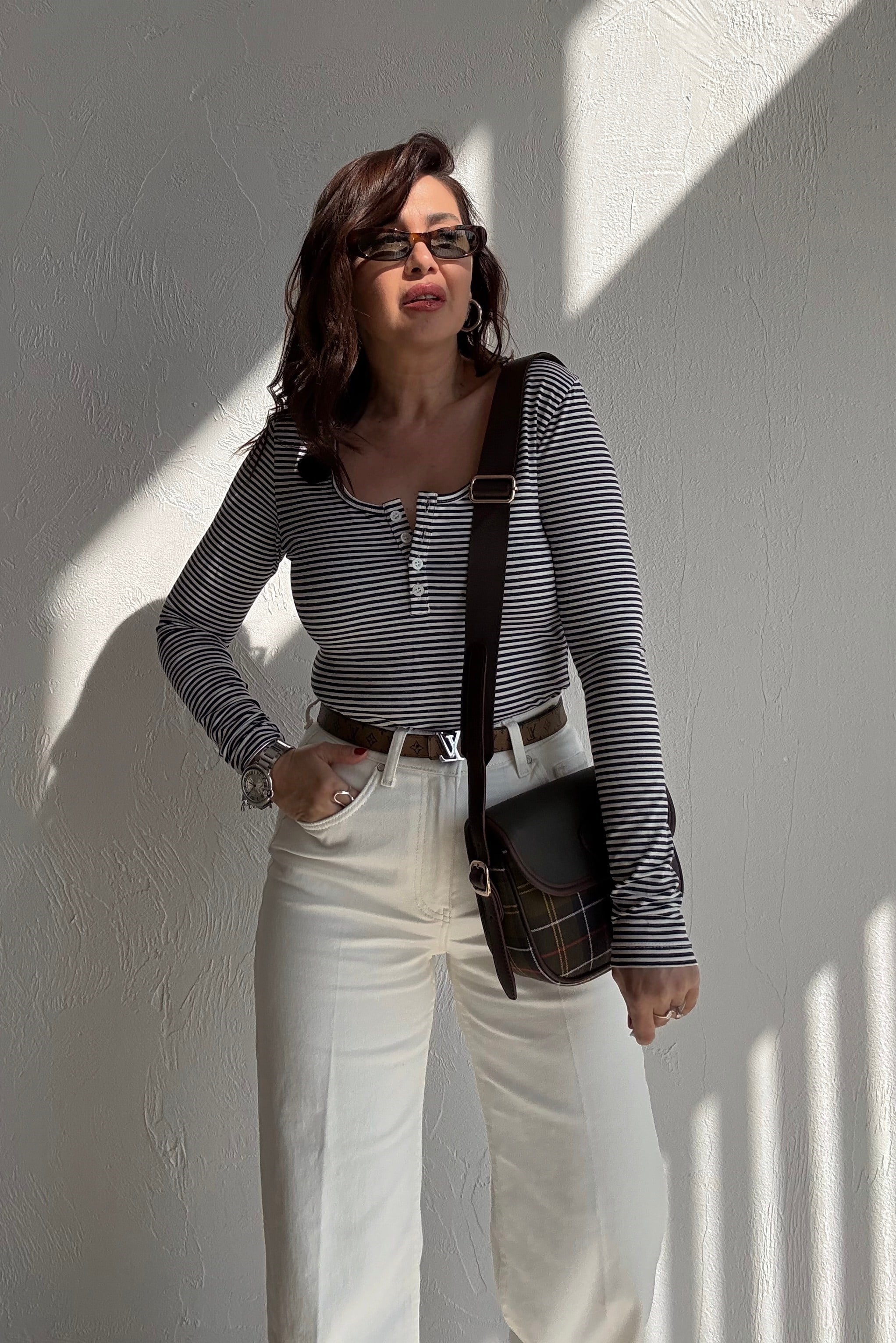 Lacivert Çizgili Basic 