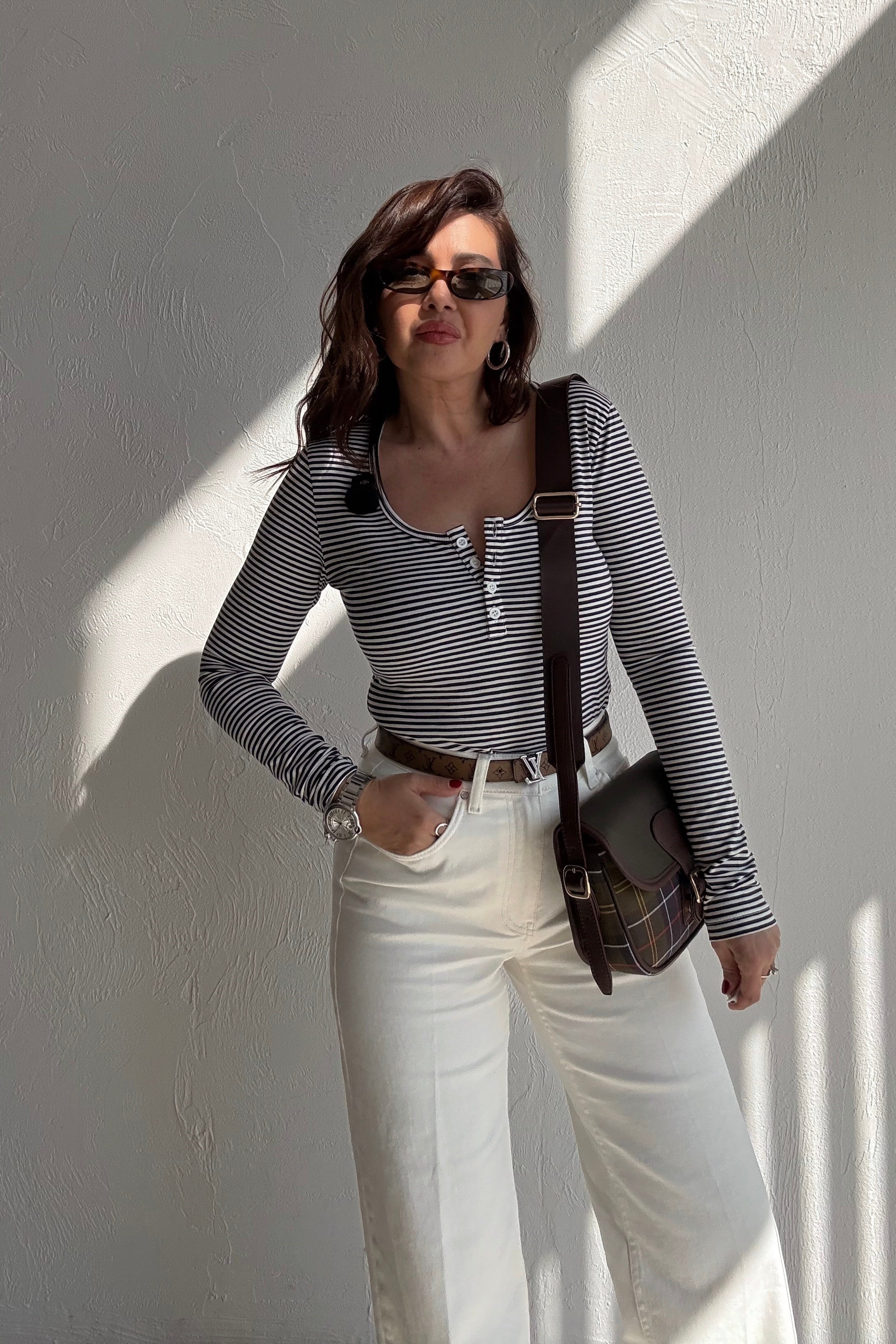 Lacivert Çizgili Basic 