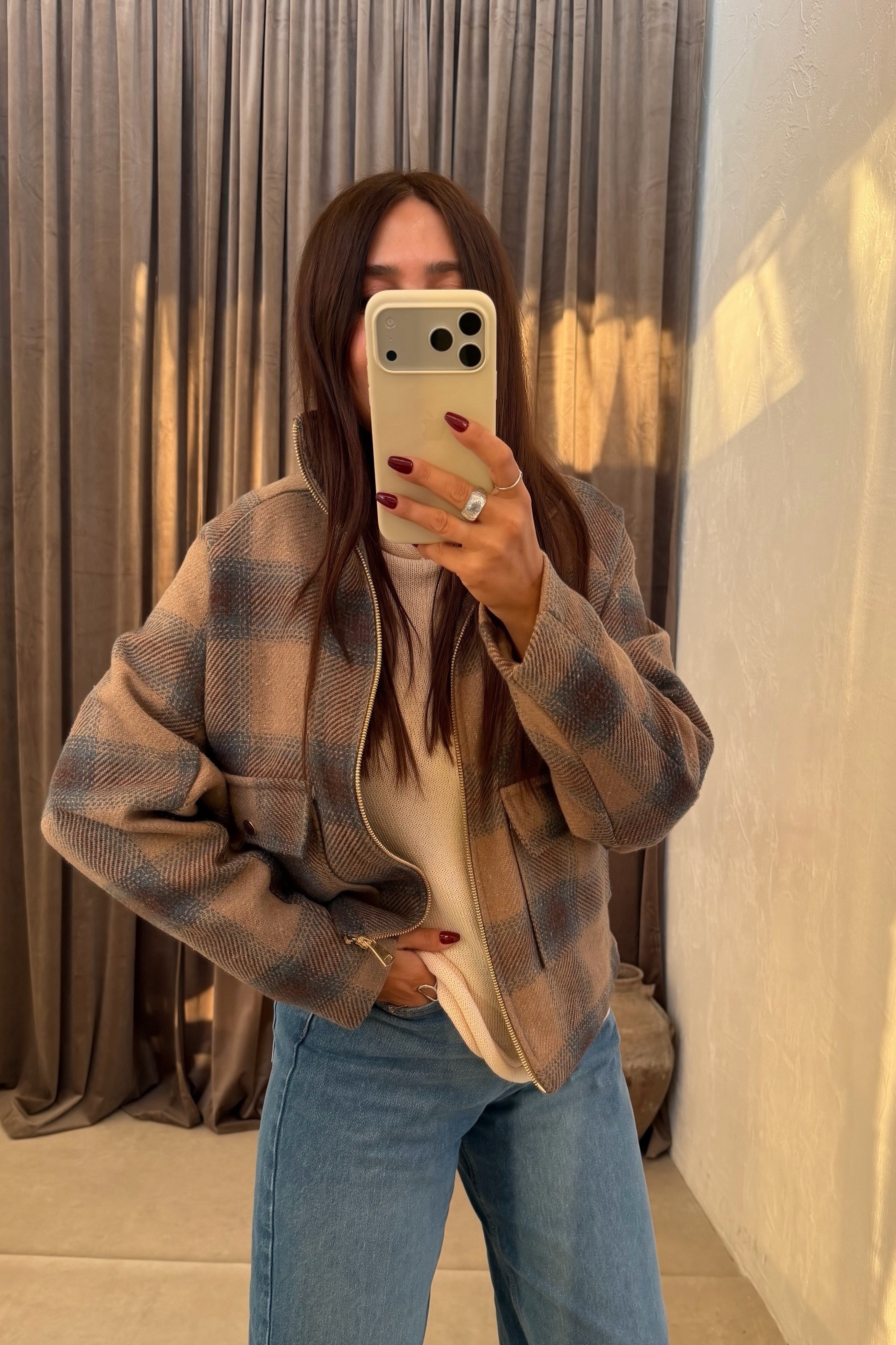 Norah Ekose Ceket CAMEL