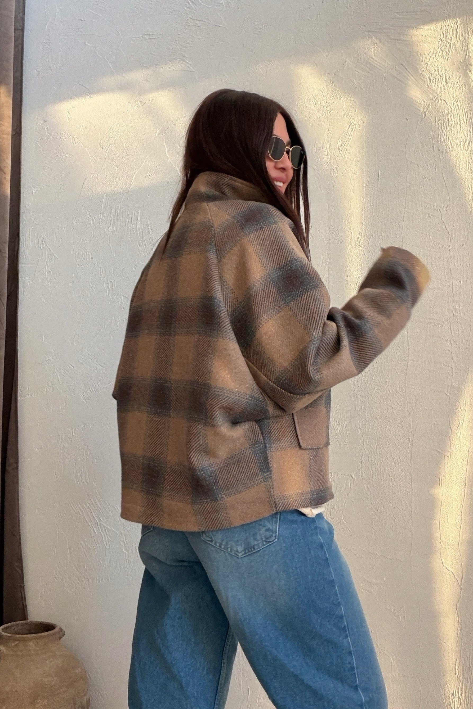 Norah Ekose Ceket CAMEL