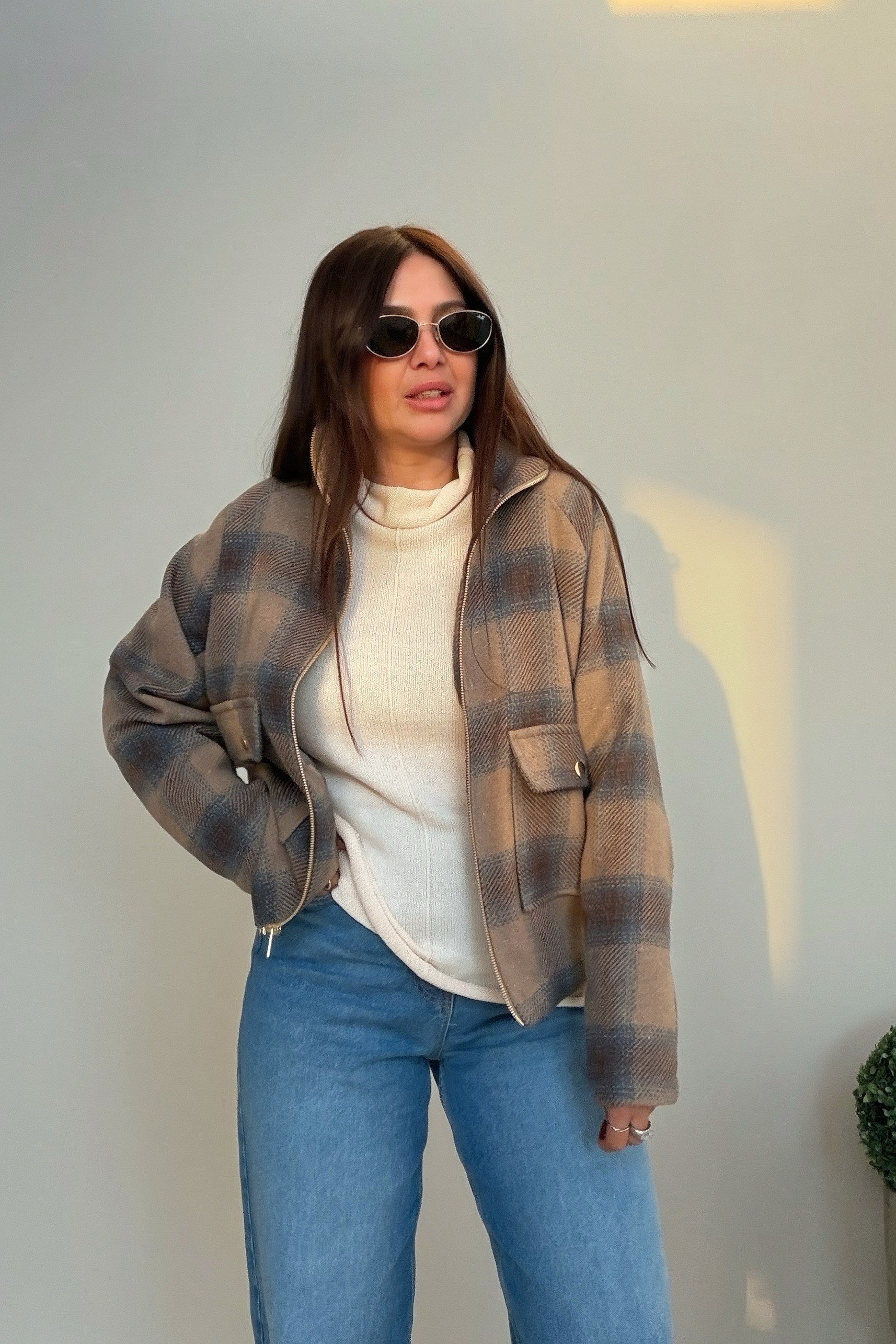 Norah Ekose Ceket CAMEL